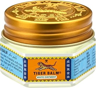 Tiger Balm White Ointment | Headache Remedies, Relieves Stuffy Nose, Flatulence and Itch Due To Insect Bites | Fast Acting Pain-Relief Properties | 10gm