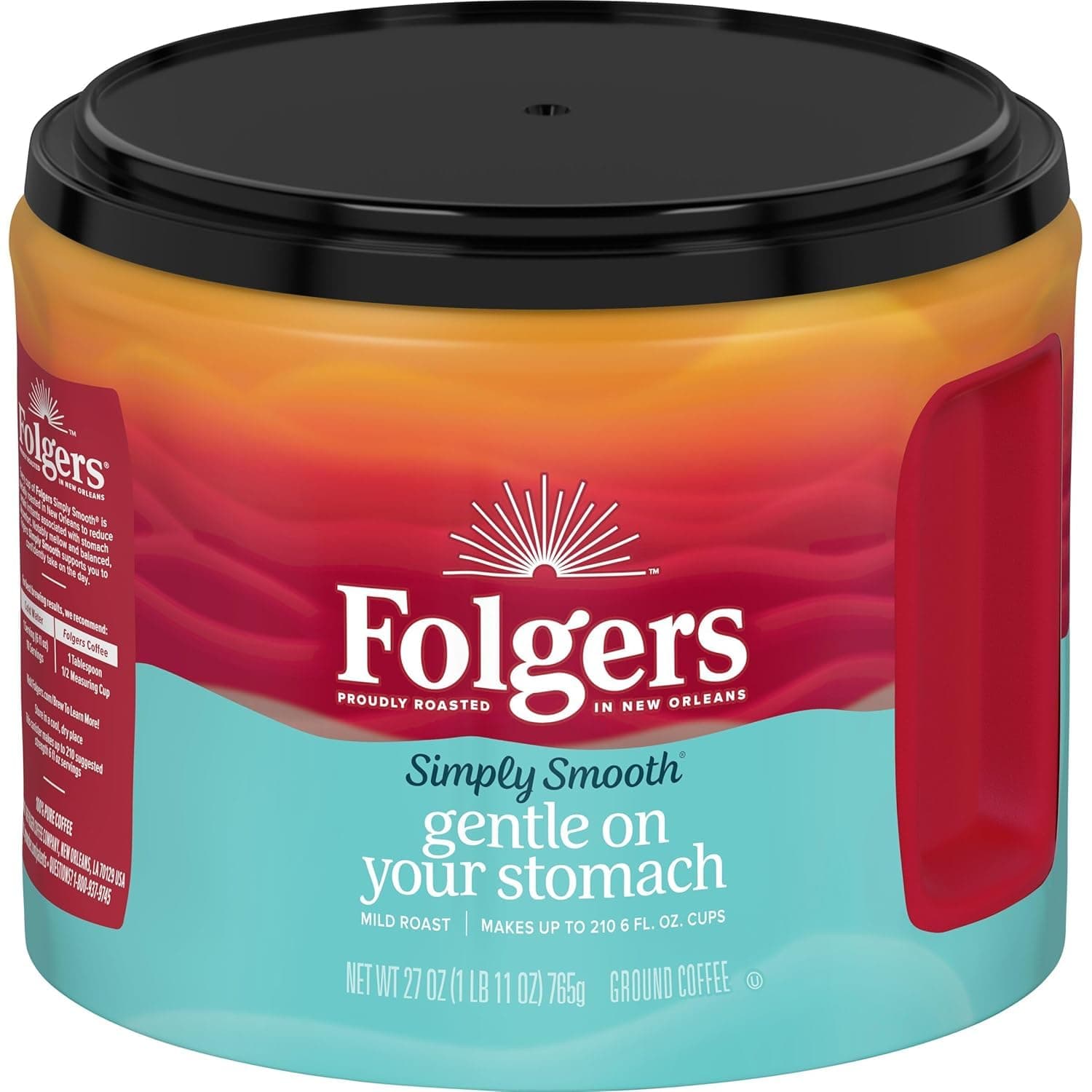 Folgers Simply Smooth Ground Coffee, 27 Ounce