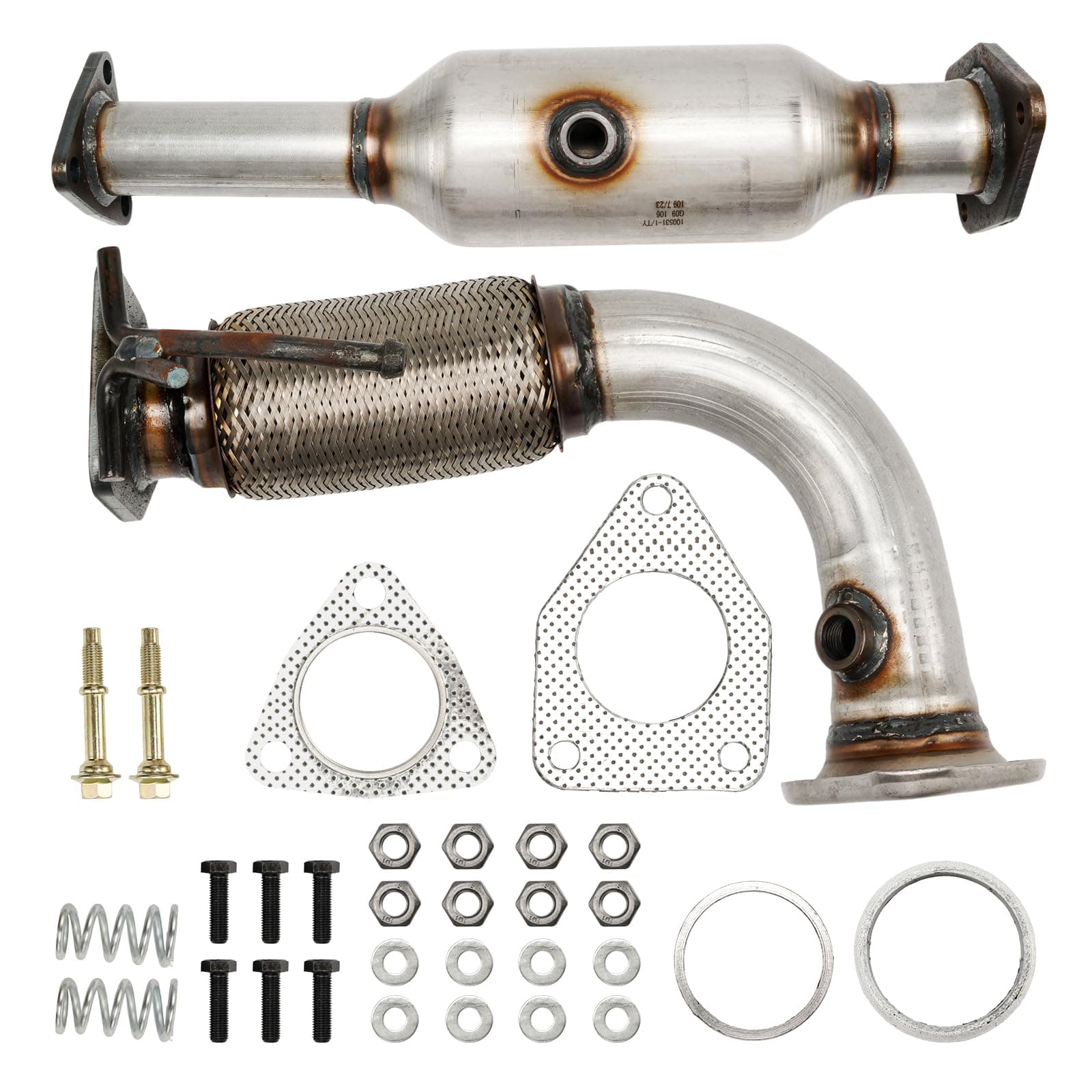 52433 Catalytic Converter Compatible with TSX 2004 2005 2006 2007 2008 2.4L, EPA Compliant Catalyst Converter, Direct-Fit High Flow Catalytic Convertor, 2pcs