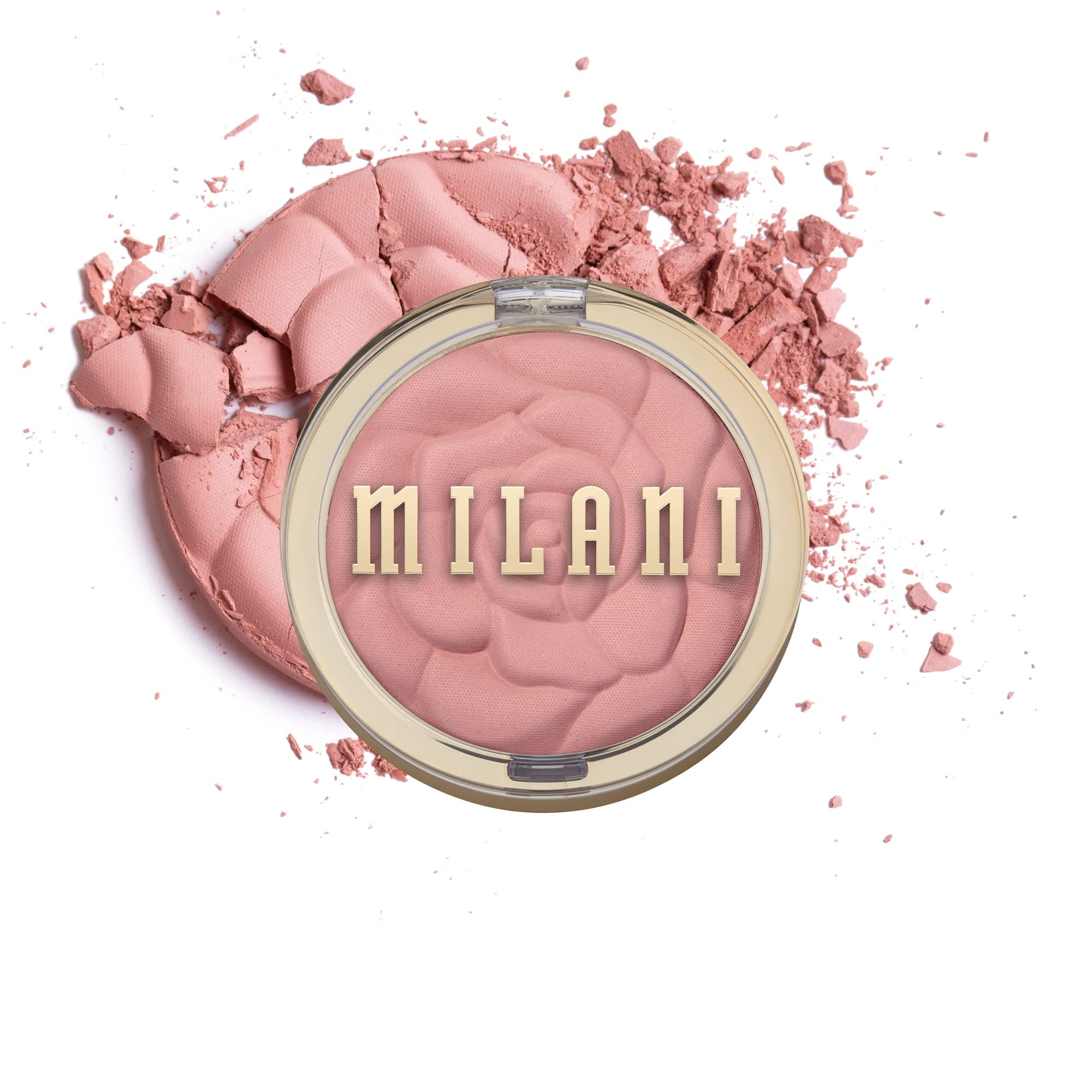 Rose Blush, Powder Blush for Cheeks, Cruelty Free Makeup - Shape, Contour & Highlight Face for a Natural Matte Finish -Romantic Rose