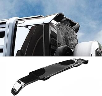 Rear Tail Spoiler Wing Trunk Lip Compatible with Land Rover Defender 90 110 130 2020-2025, ABS Plastic Gloss Black, No Drilling