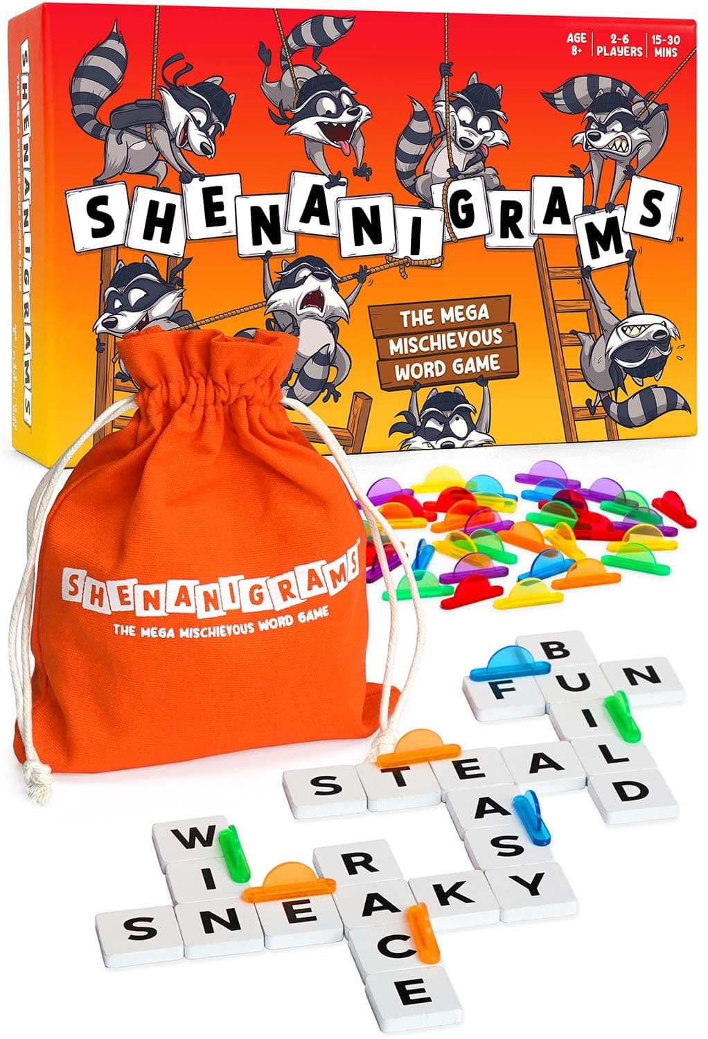 The Mega-Mischievous Word Game! A Super Fun & Fast Family Party Game for Kids, Teens & Adults - Great for Travel & Family Board Games Night
