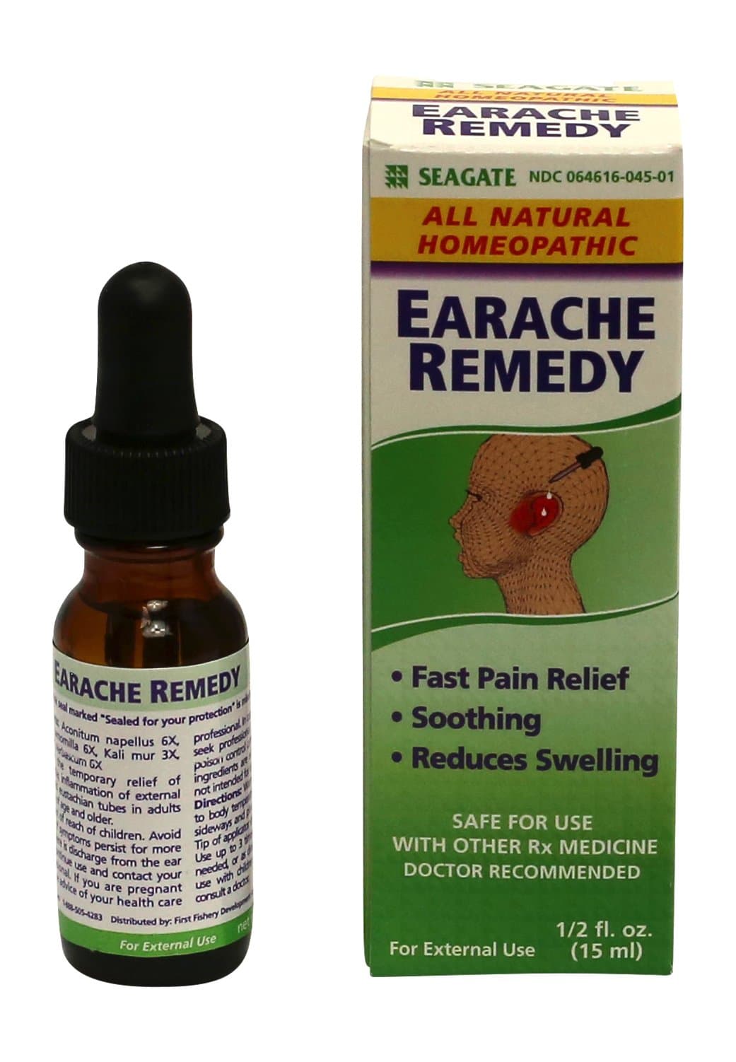 Products Homeopathic Olive Leaf Extract Earache Remedy 0.5 oz (Pack of 1)