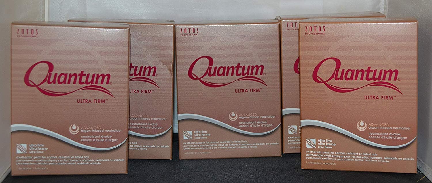Quantum Ultra Firm Exothermic Perm for Normal, Resistant, or Tinted Hair - 5 pack