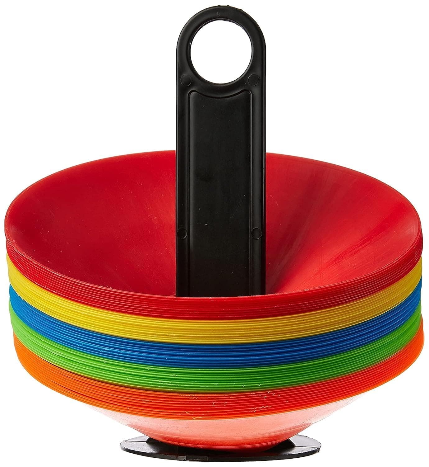 Dorsa Training Agility Cones, 50 pieces- Mix Color, Other, Multicolor