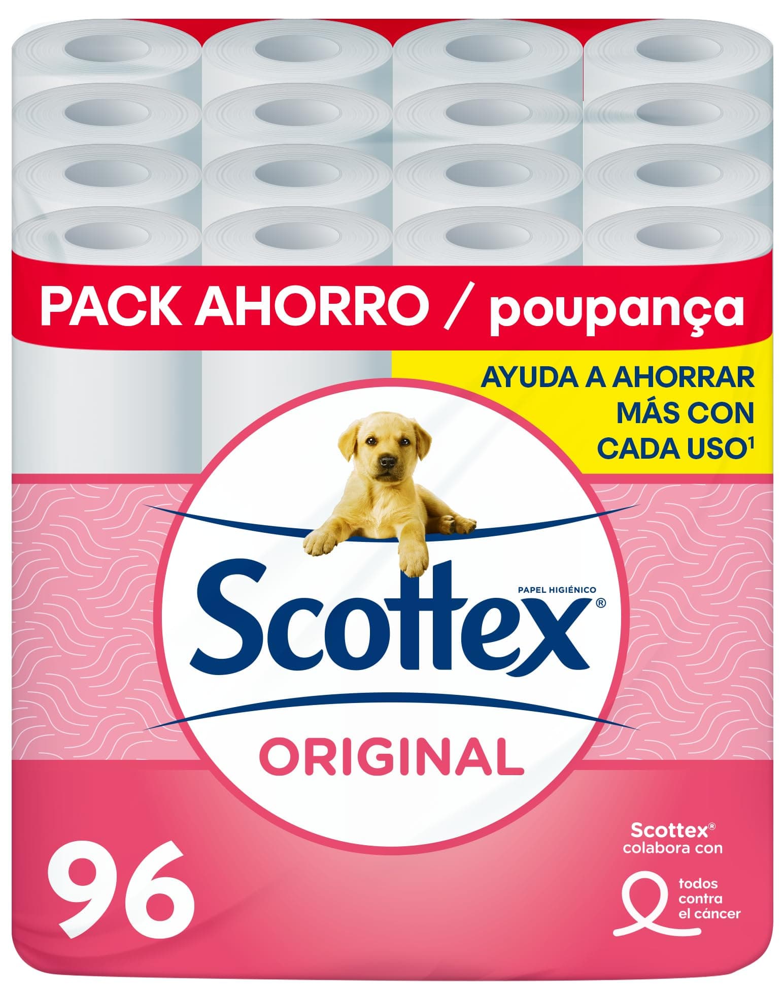 Scottex Original Toilet Roll - 96 Rolls