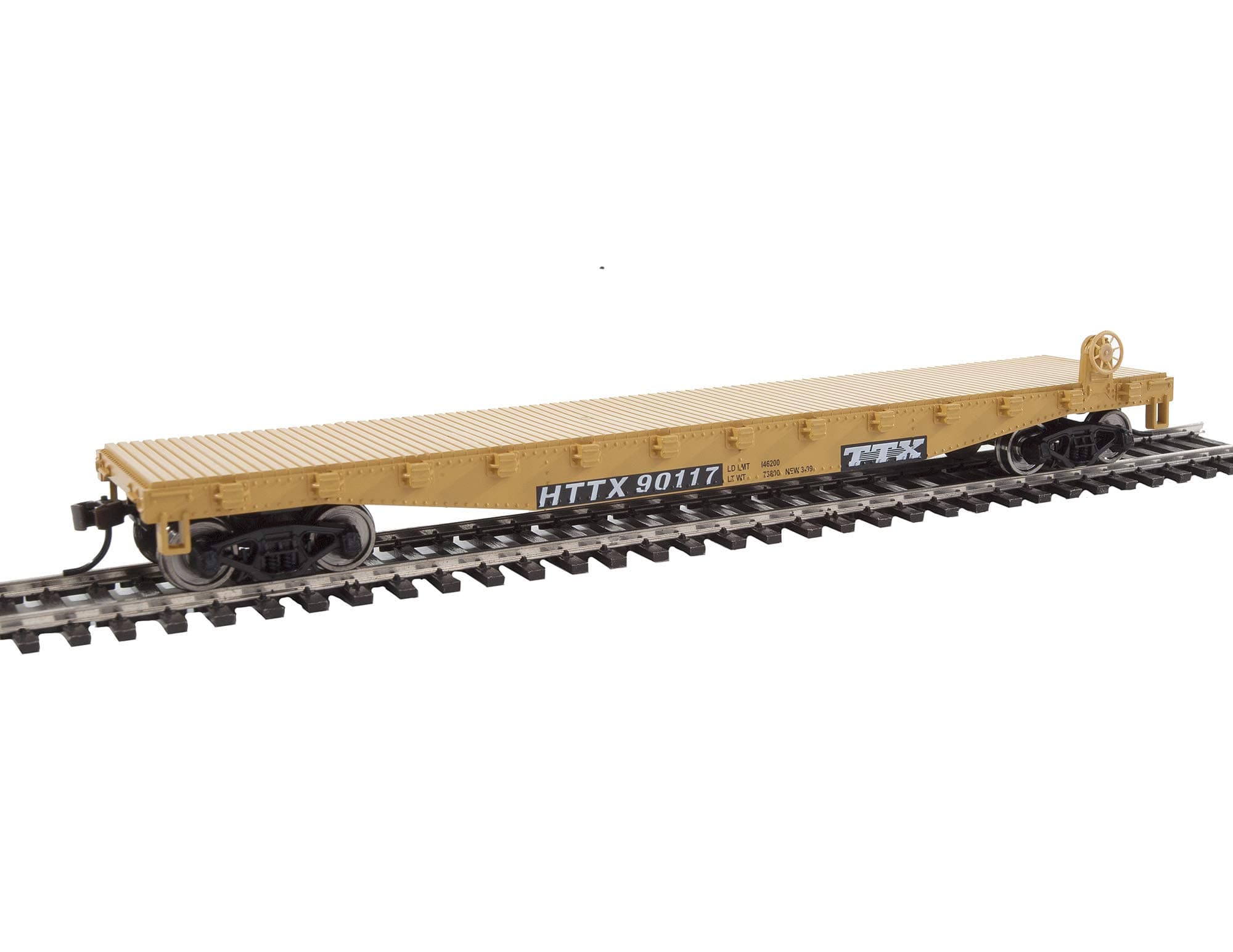 Flatcar-Ready to Run-Trailer-Train 931-1463 HO Scale Model Railroad - Freight Model