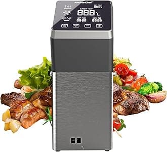 AnchorChef Immersion Circulator, Commercial Restaurant Sous Vide Machine，Large capacity sous vide, Fast-Heating，Sous vide cooker 1400W，With large Touchscreen Accurate Temperature Timer (110V)