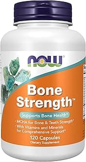 Supplements, Bone Strength™ with Microcrystalline Hydroxyapatite (MCHA), Magnesium and Vitamins C,D and K, 120 Capsules