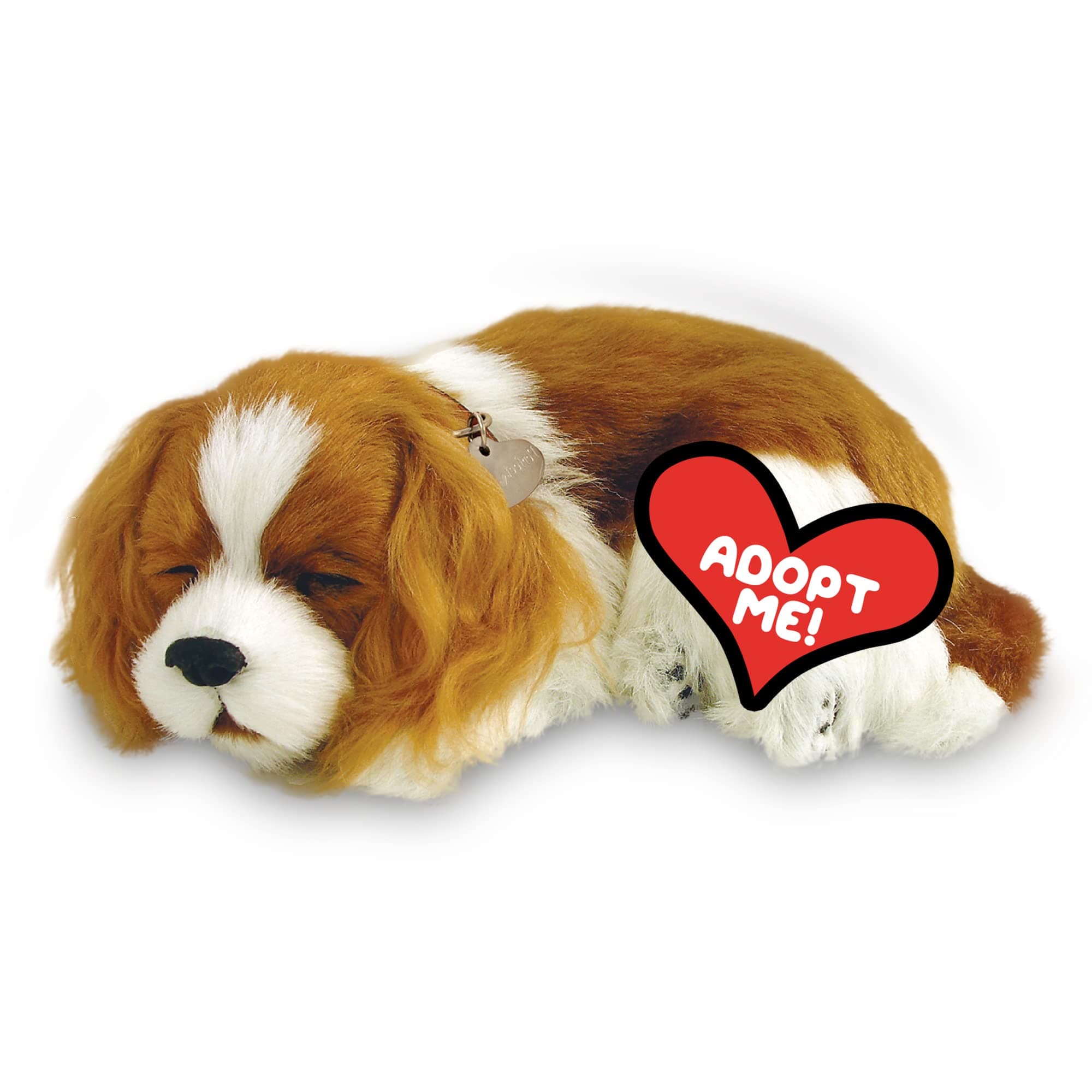 Perfect Petzzz Original Petzzz Cavalier King Charles, Realistic, Lifelike Stuffed Interactive Pet Toy, Companion Pet Dog with 100% Handcrafted Synthetic Fur