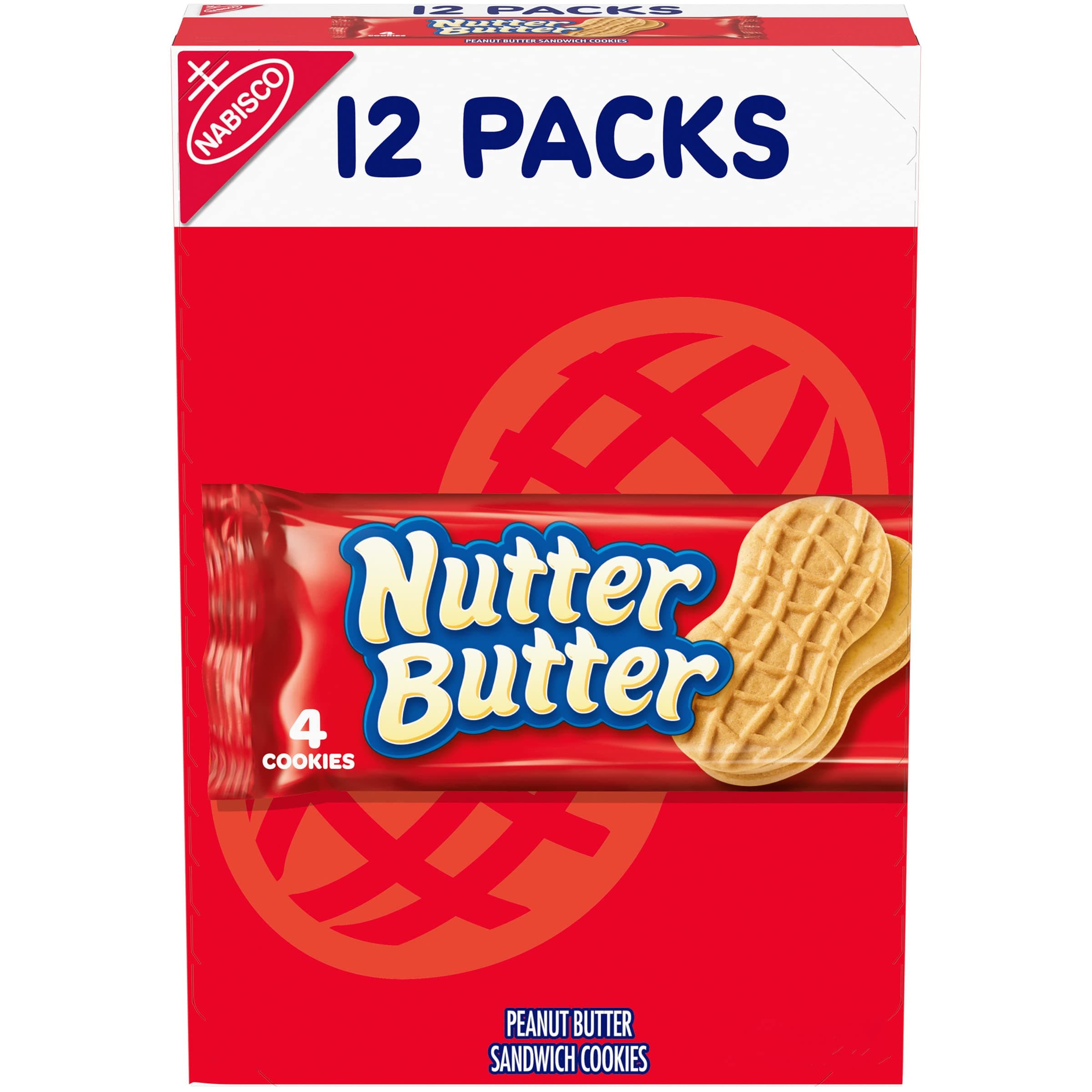 Peanut Butter Sandwich Cookies - Snack Pack, 12 Count