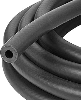1/4 Inch (6mm) ID Fuel Line Hose 20FT NBR Rubber Push Lock Hose High Pressure 300PSI for Automotive Fuel Systems Engines…