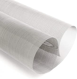 1Pack 100 Mesh 304 Stainless Steel Woven Wire Mesh, Never Rust, Hard and Heat Resisting Wire Mesh, Fine Screen Mesh for Many Projects,11.8 x 23.6 Inch