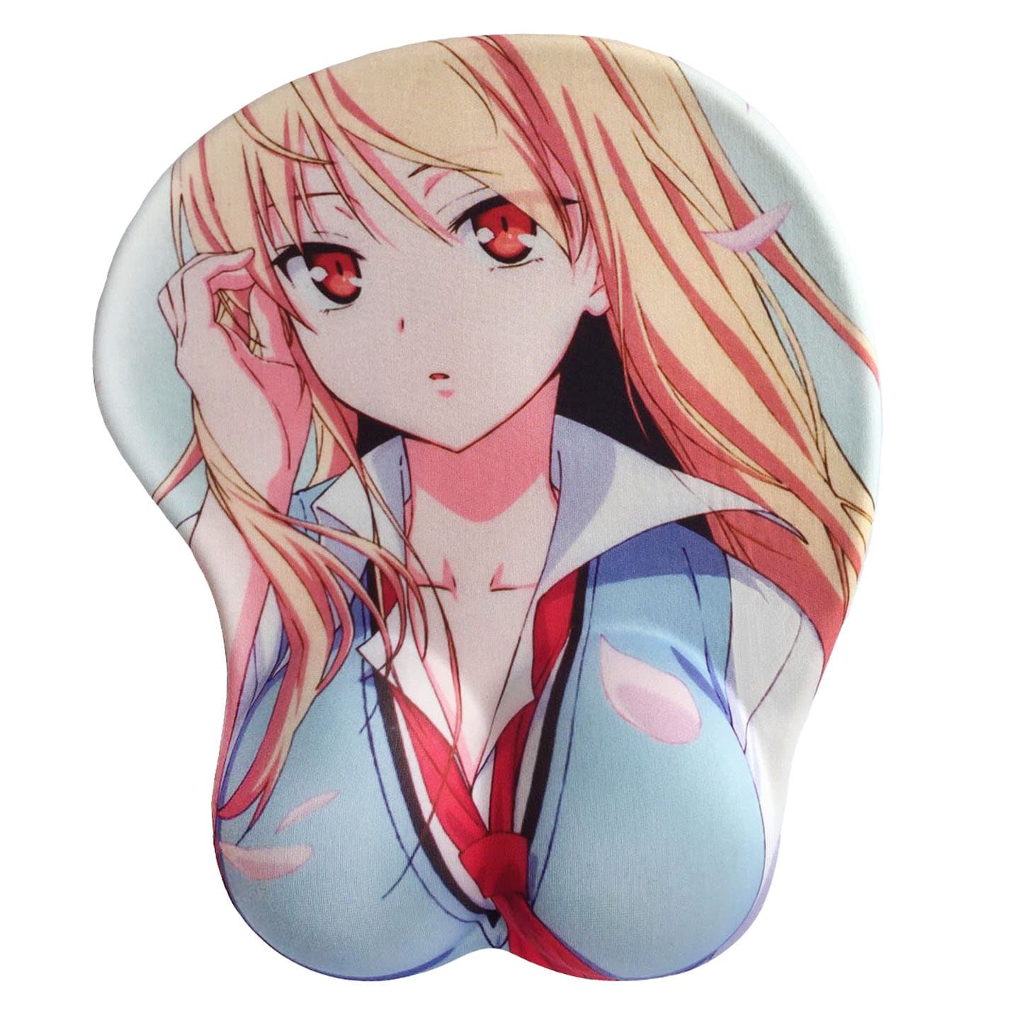 3D Soft Silicone Mouse Pad Creative Cute Girl Gaming Mousepad with Wrist Support