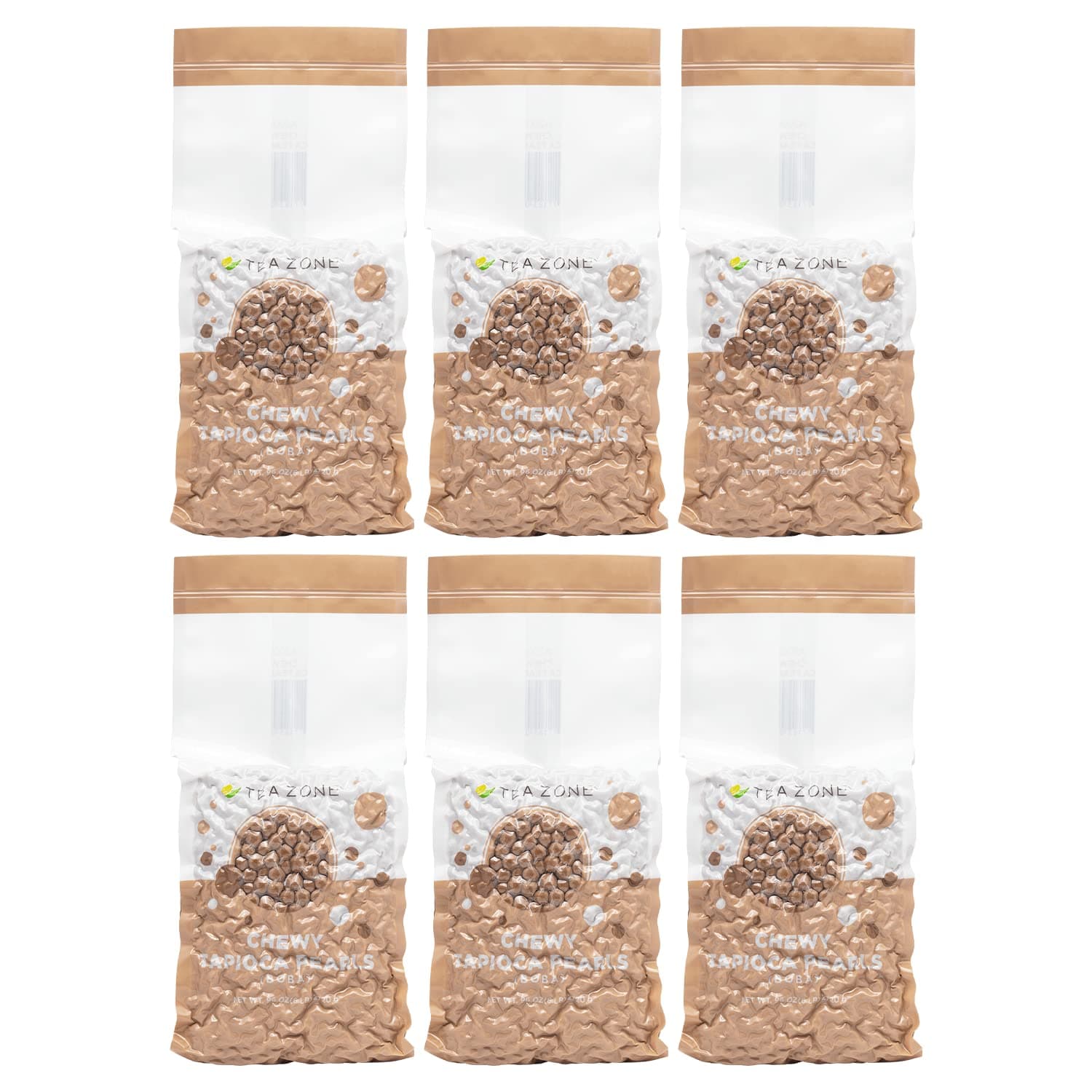 Tea Zone Chewy Tapioca Boba – Case (6 x 6lb Bags)
