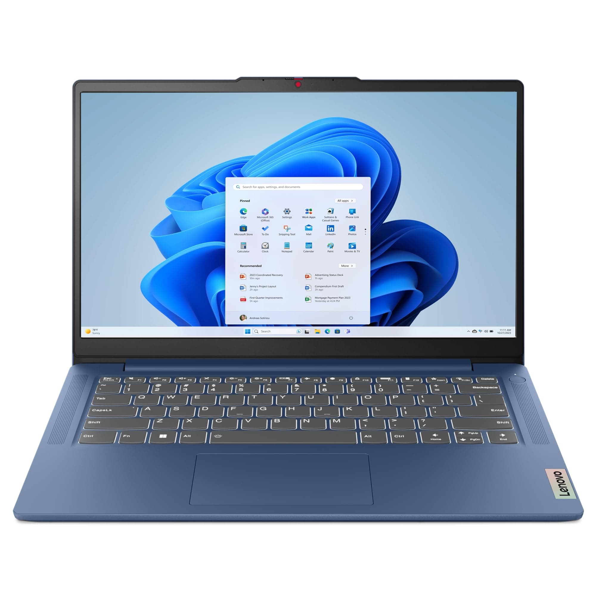 IdeaPad Slim 3 | 14 inch Full HD Laptop | Intel Core i5-12450H| 16GB RAM | 512GB SSD |Windows 11 Home | Abyss Blue
