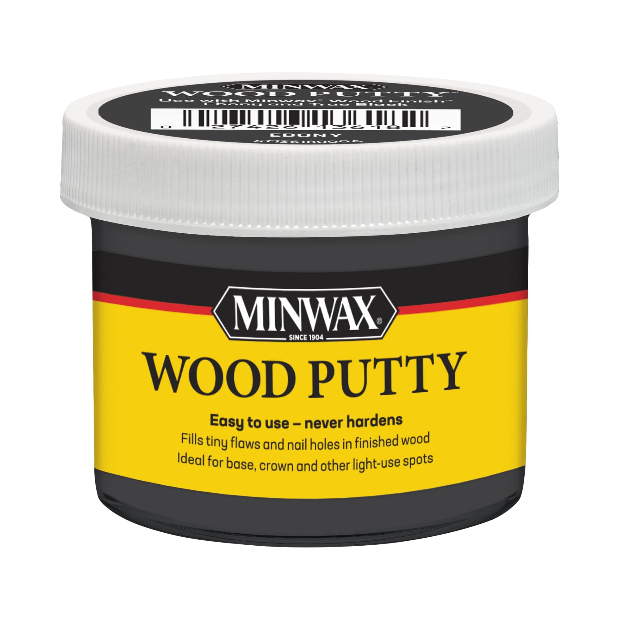 Wood Putty, Ebony, 3.75 oz.