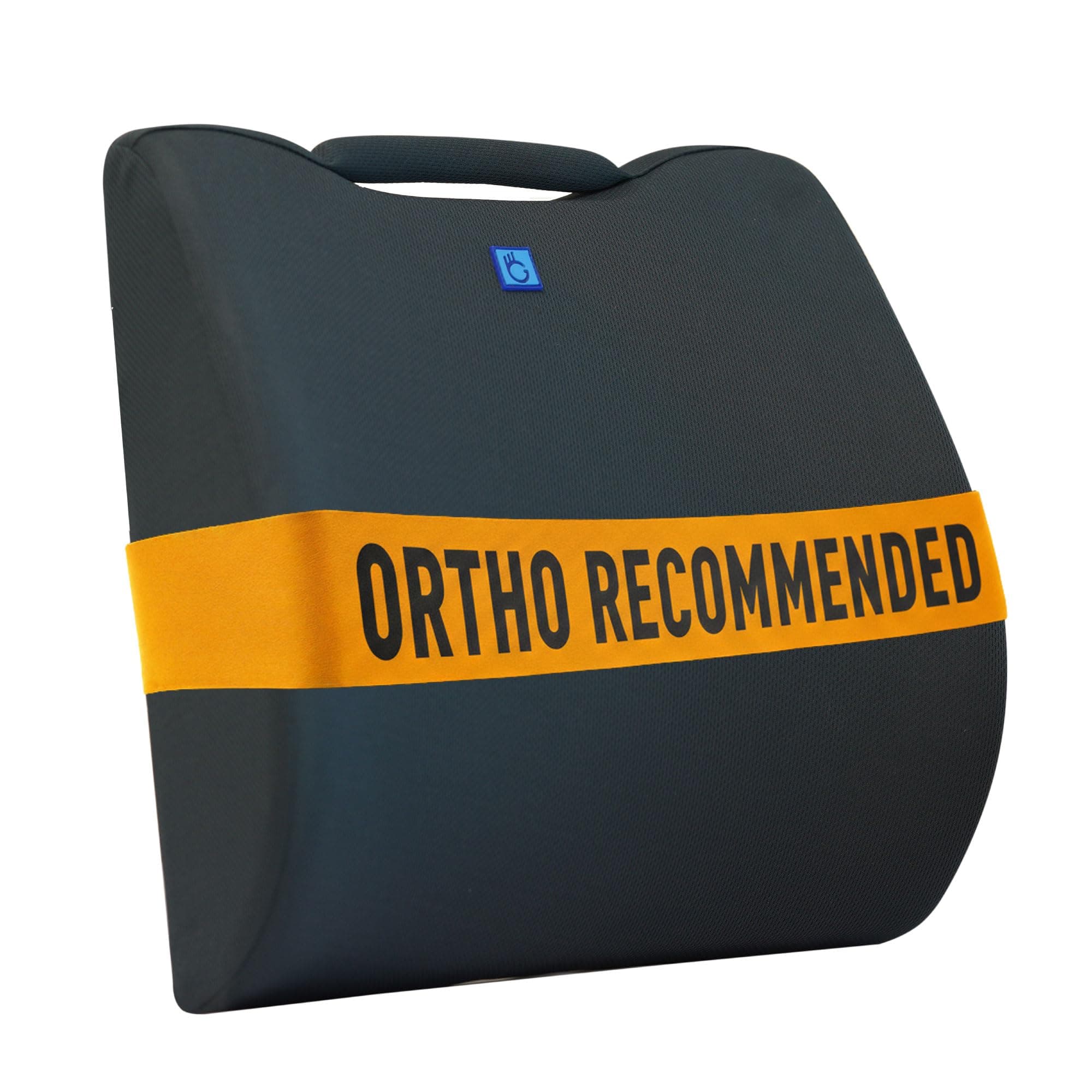 Back Support for Office Chair | Premium High Density Foam Lumbar Pillow | 5-Year-Warranty |Orthopedic Backrest for Lower Back & Sciatica Pain Relief|Ergonomic Desk Chair Cushion(Grey)