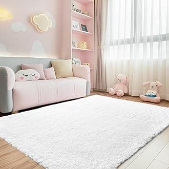Sour Lemon Rugs Living Room 200x300cm, Grey Area Rugs for Bedroom, Washable Anti Slip Extra Large Shaggy Soft Rug Fluffy Modern Floor Carpets Mat Beside Rugs for Kids Living Room