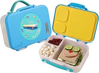 rabitat MUNCHBEE Bento Lunch Box Spunky | 2 Years Brand Warranty | Tiffin Box for School Kids | Lunch Box for Kids Boys | Tiffin Box for School | ISI Certified | 1000 ml
