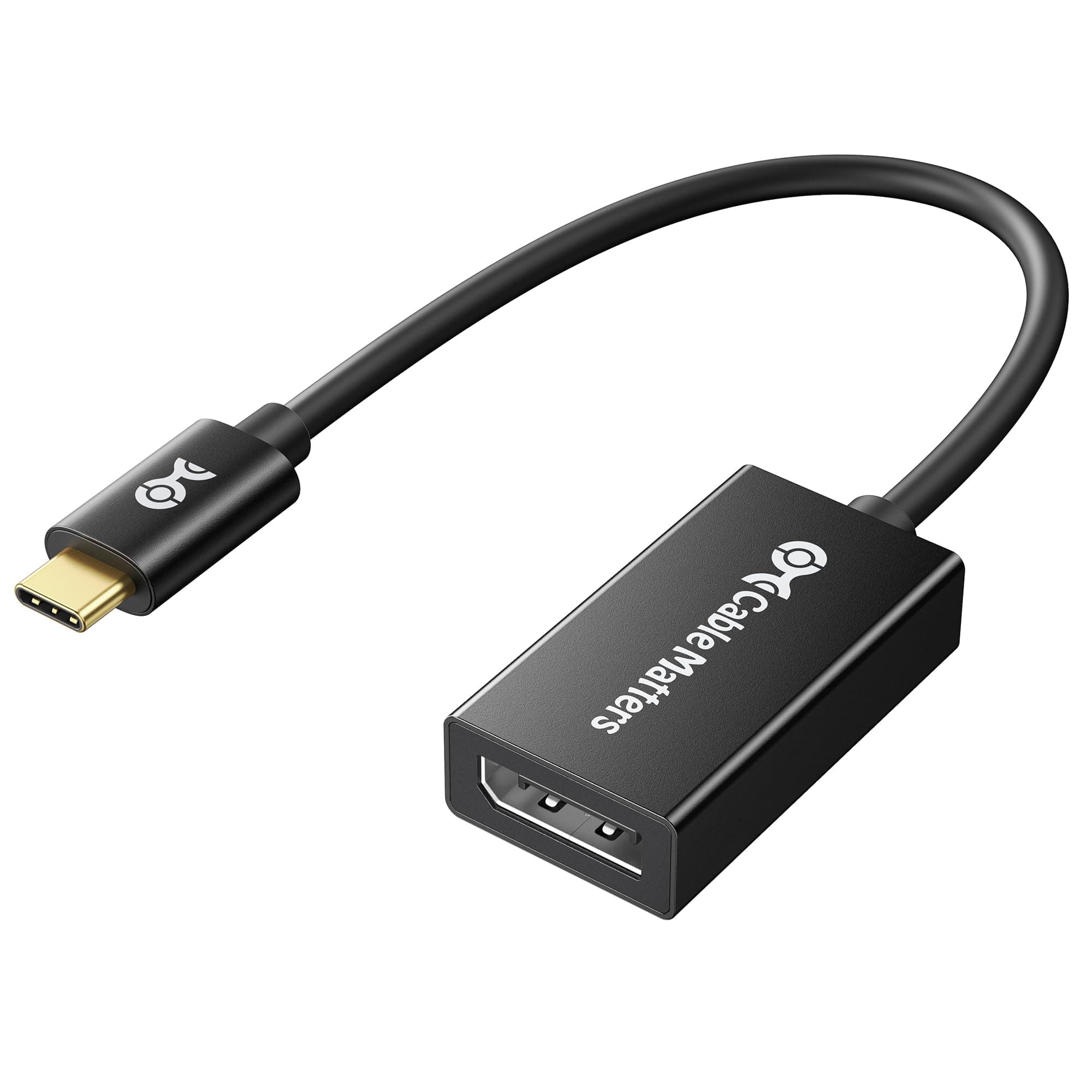 USB-C to DisplayPort Adapter for MacBook Pro, Dell XPS 13/15, Surface Book 2 and More