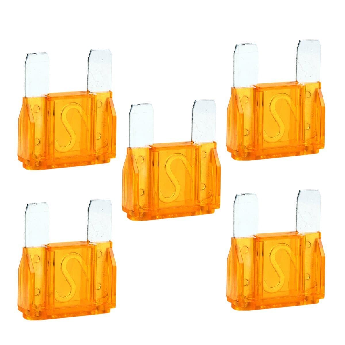 MAS King Auto Parts 5 Pcs 40 Amp Large Blade Style Maxi Fuse for Car RV Boat Auto (12V only)