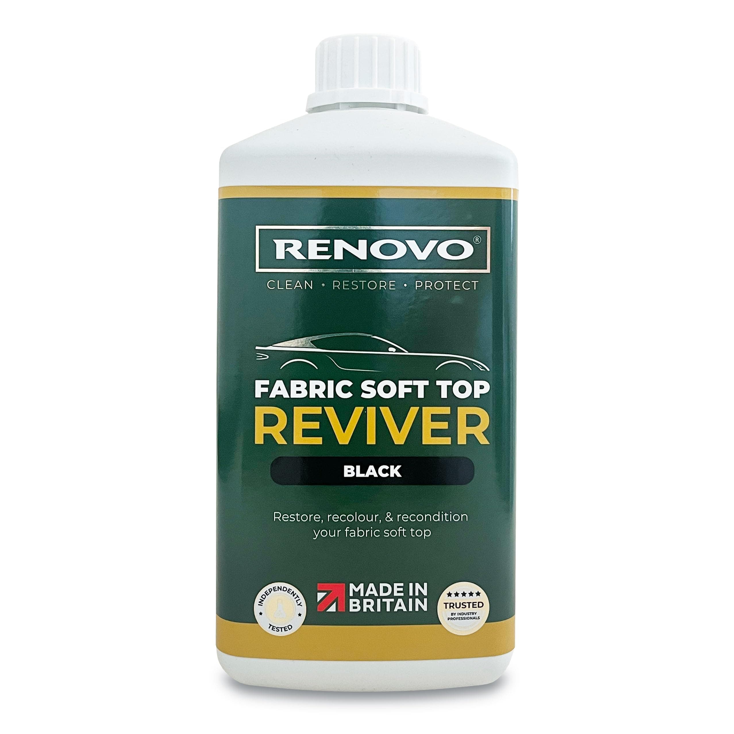 Renovo Soft Top Reviver - Black (500ml)