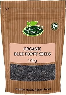 Organic Blue Poppy Seeds 100g by Hatton Hill Organic