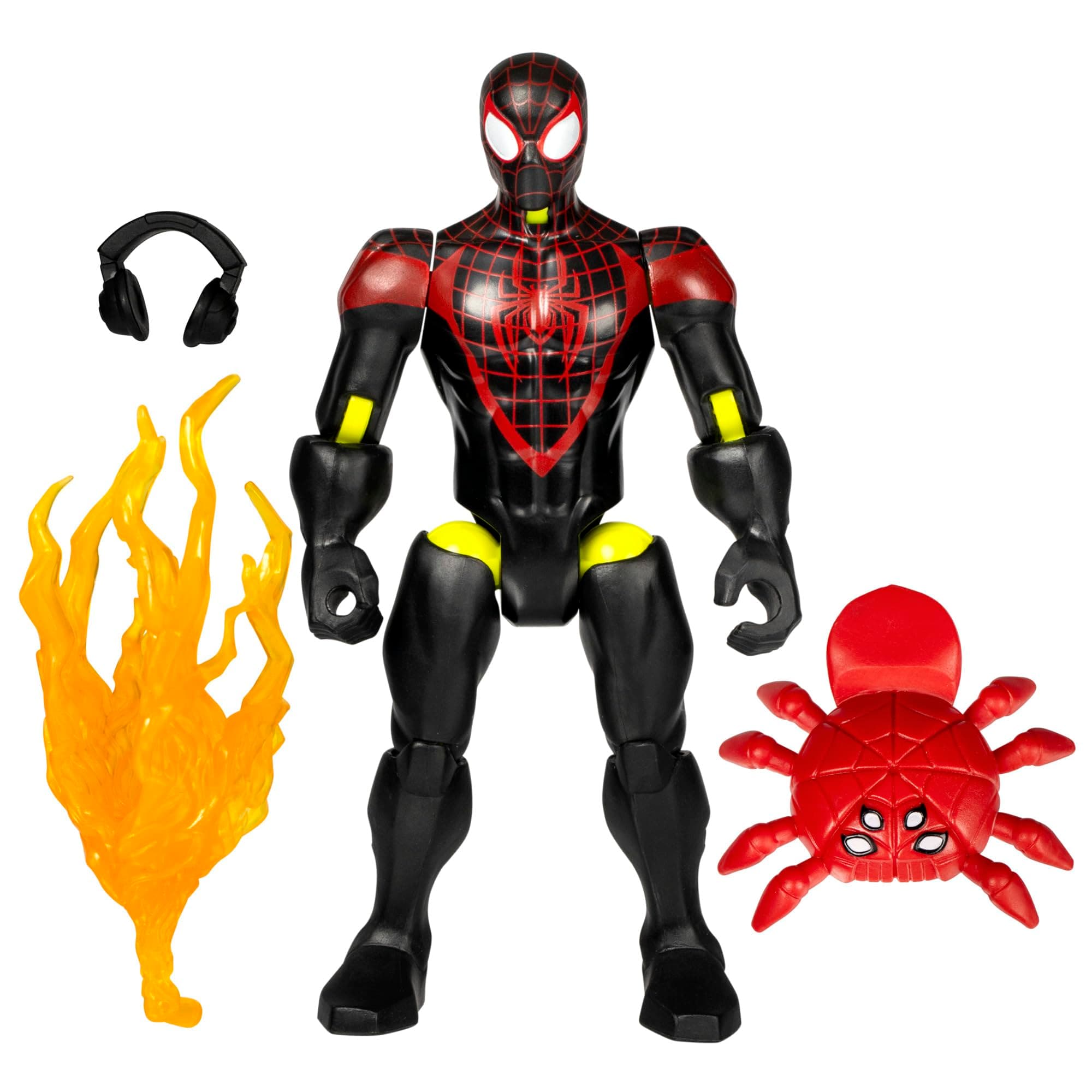 Spider-Man Marvel MixMashers Miles Morales Custom Mix-and-Match Action Figure & Accessories, 5-Inch-Scale Super Hero Toys for Kids Ages 4+
