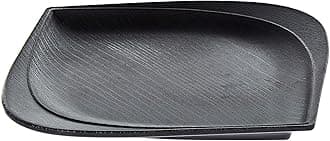 Servewell 2724623283432 Melamine Trinity Square Small Plate, 20.3 cm, Black
