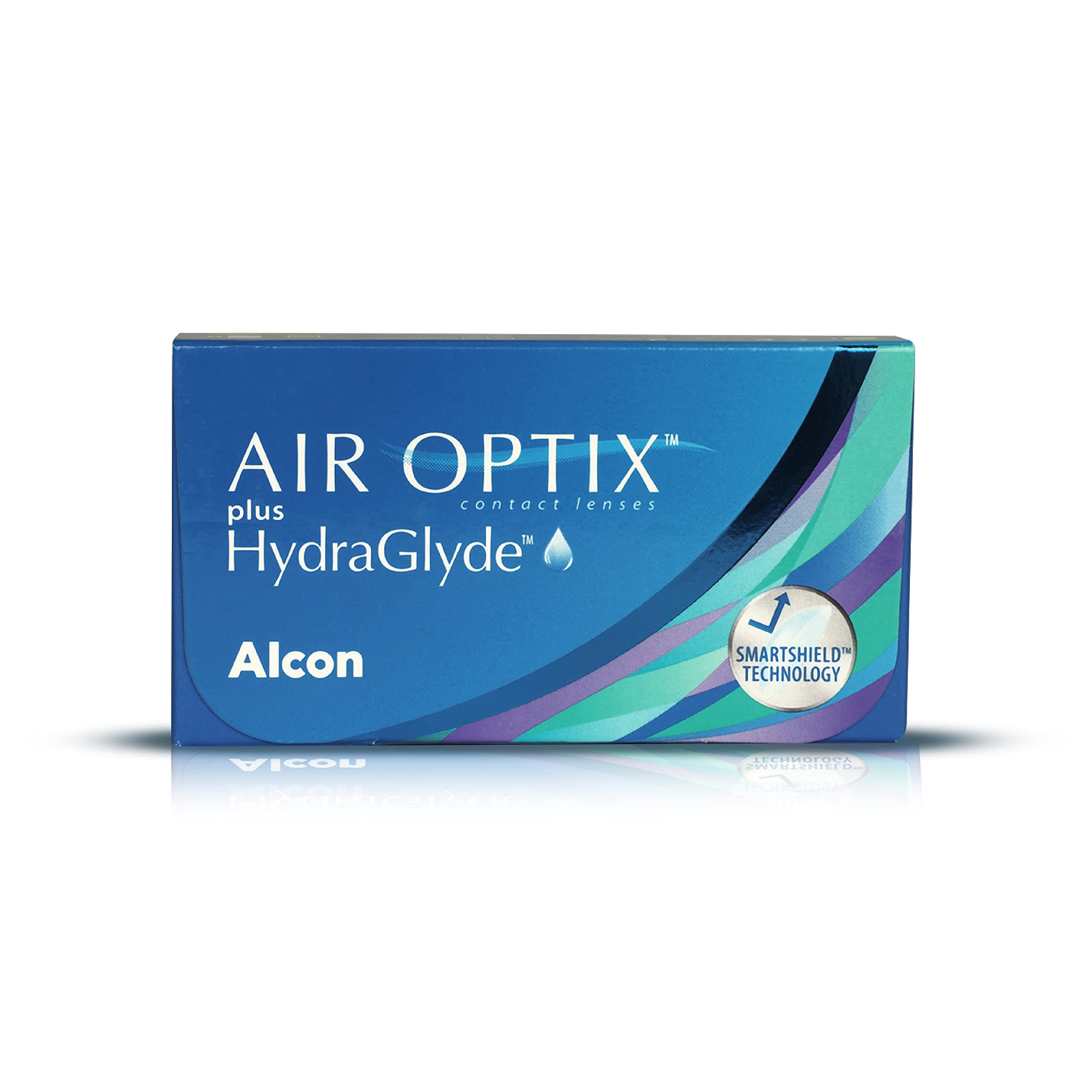 Air Optix Plus Hydraglyde - Monthly Reusable Contact Lenses(-2.25, Spherical, Pack Of 6).
