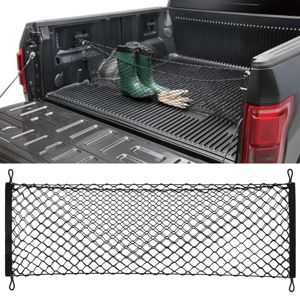 Truck Bed Cargo Net Car Hammock Style Trunk Storage Organizer Net Fit for Ford F-150 F150 2014 2015 2016 2017 2018 2019