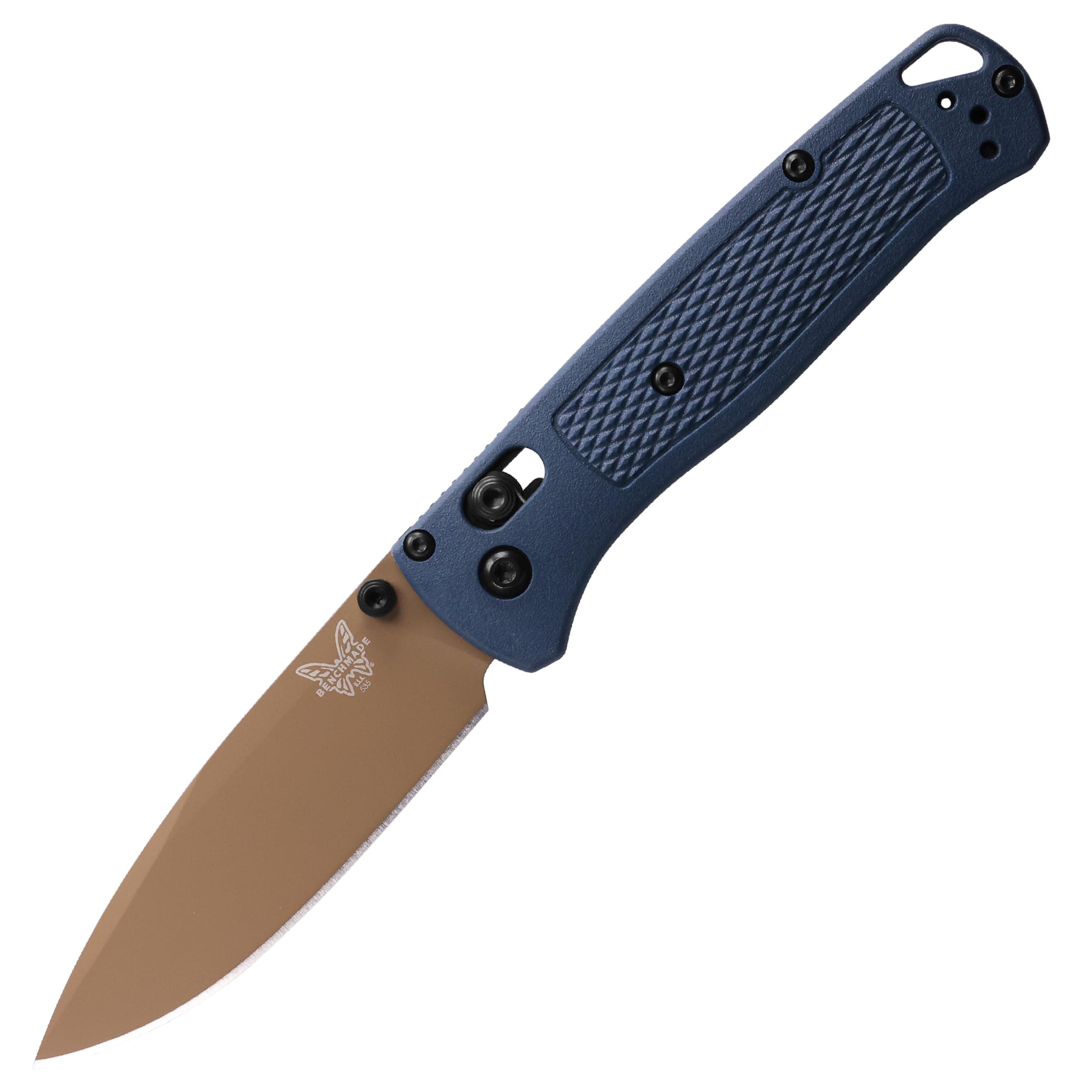Benchmade - Bugout 535 EDC Knife with Crater Blue Grivolly Handle (535FE-05)