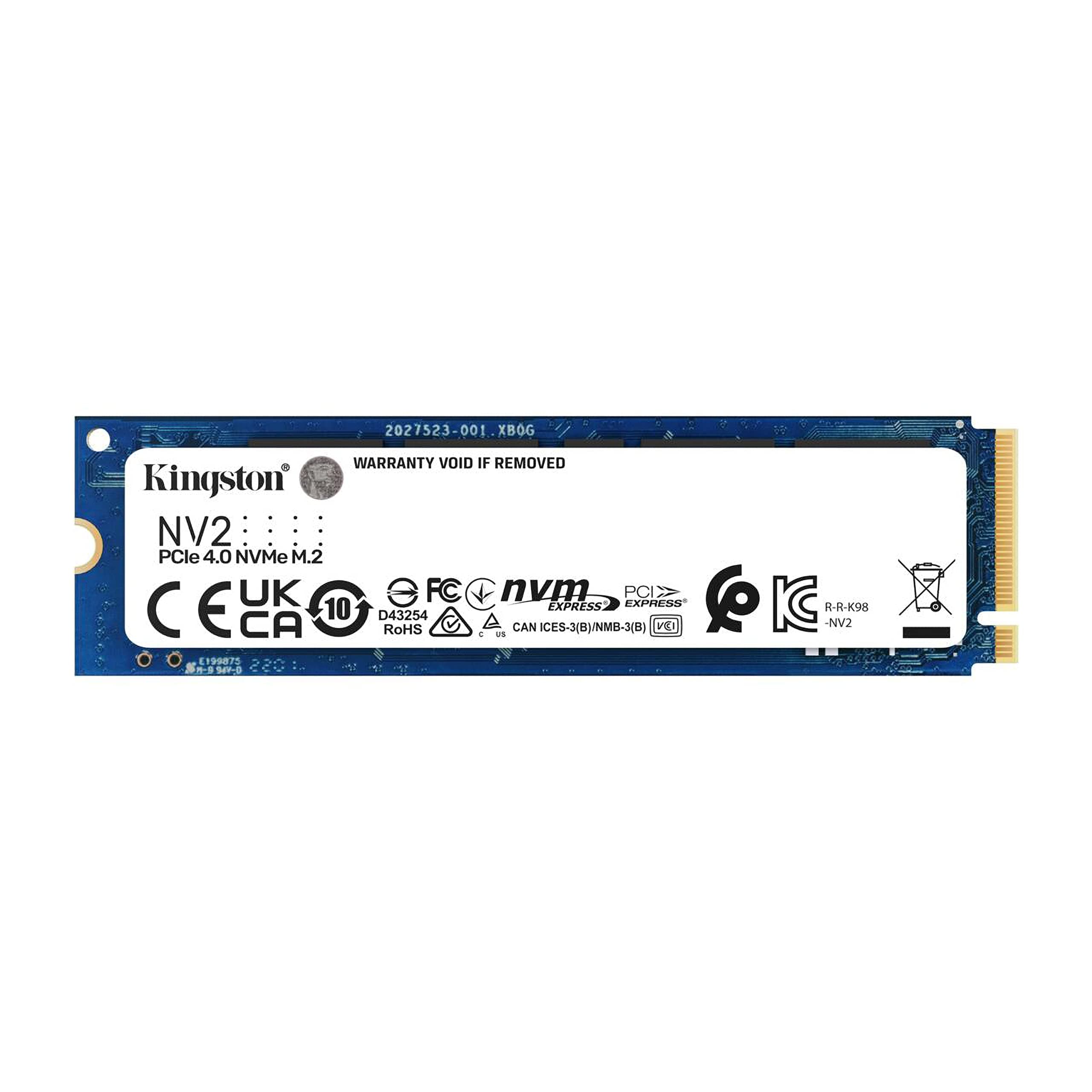 Kingston NV2 NVMe PCIe 4.0 Internal SSD 2TB M.2 2280 -SNV2S/2000G