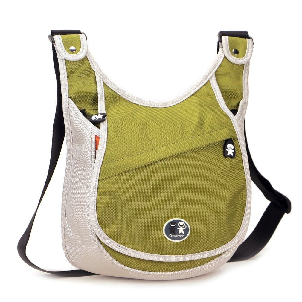 Caseman C11 Green Compact Messenger Camera Case Shoulder Bag Travel Waterproof fit for Canon Sony Nikon Pentax