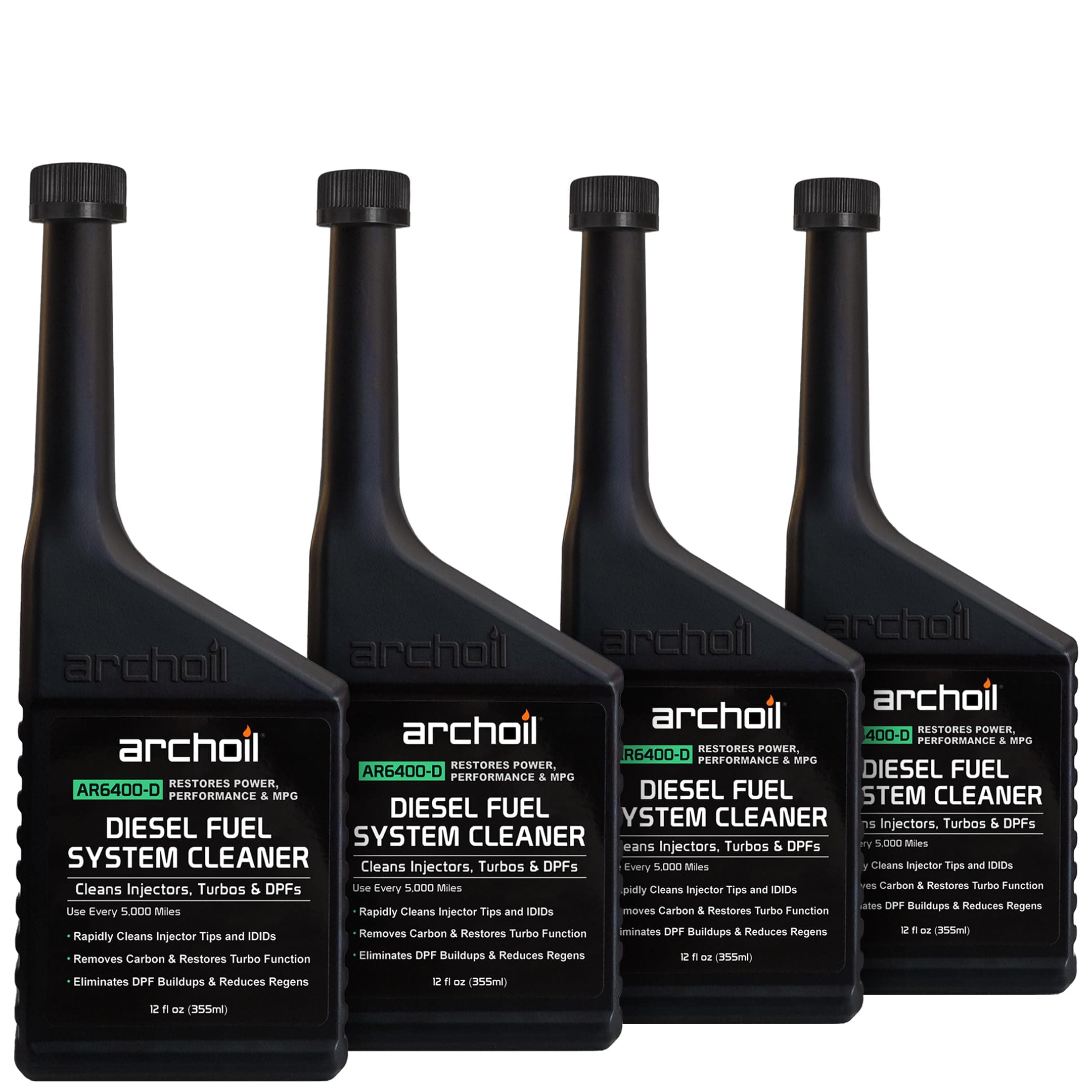 - Archoil AR6400-D Diesel Fuel System Cleaner (12 oz) Four Pack - Rapid Injector Cleaner, Turbo & DPF Deposit Control
