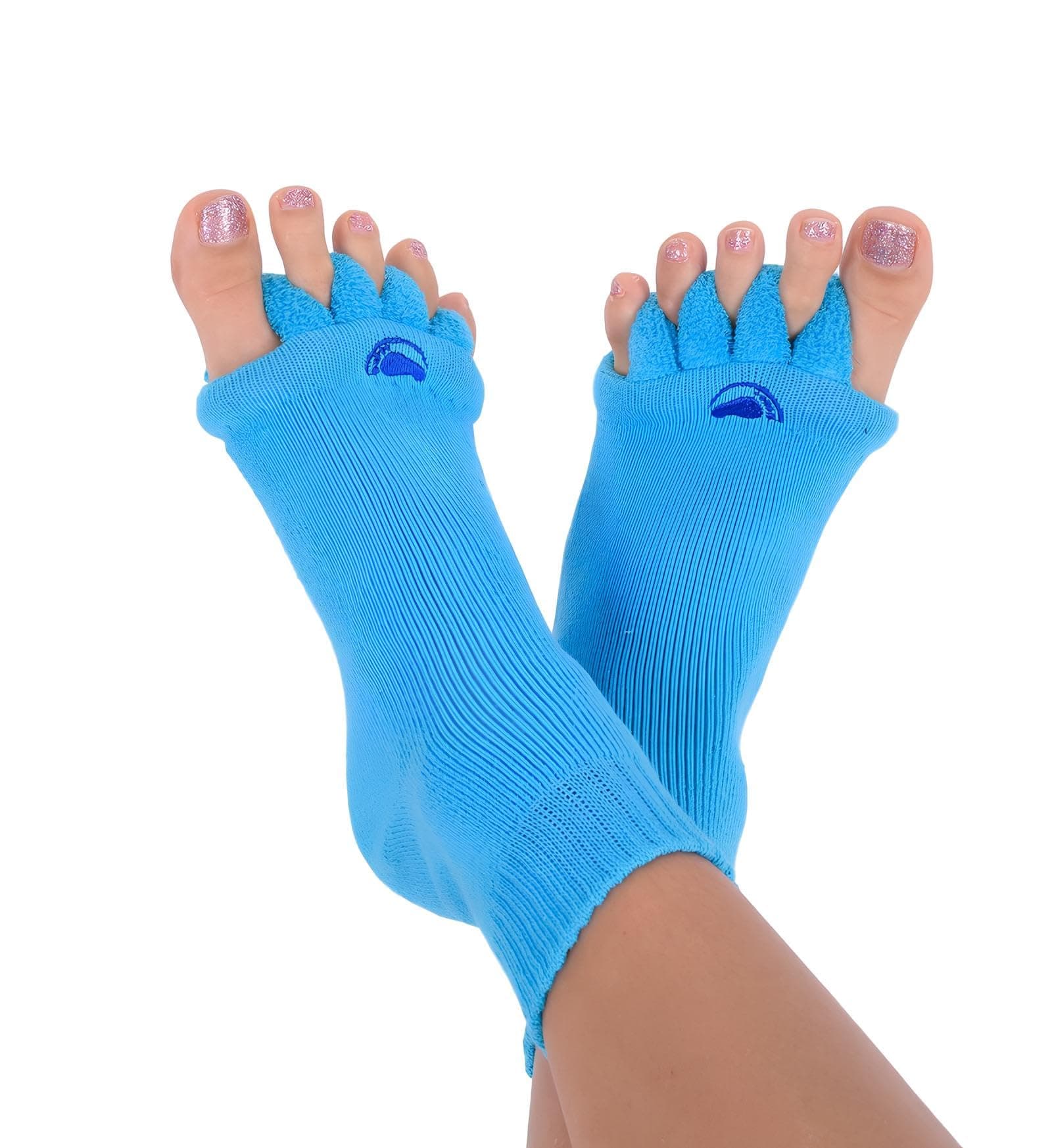 Foot Alignment Socks with Toe Separators – Holiday Socks for Women & Men - Cozy Christmas Gift Idea