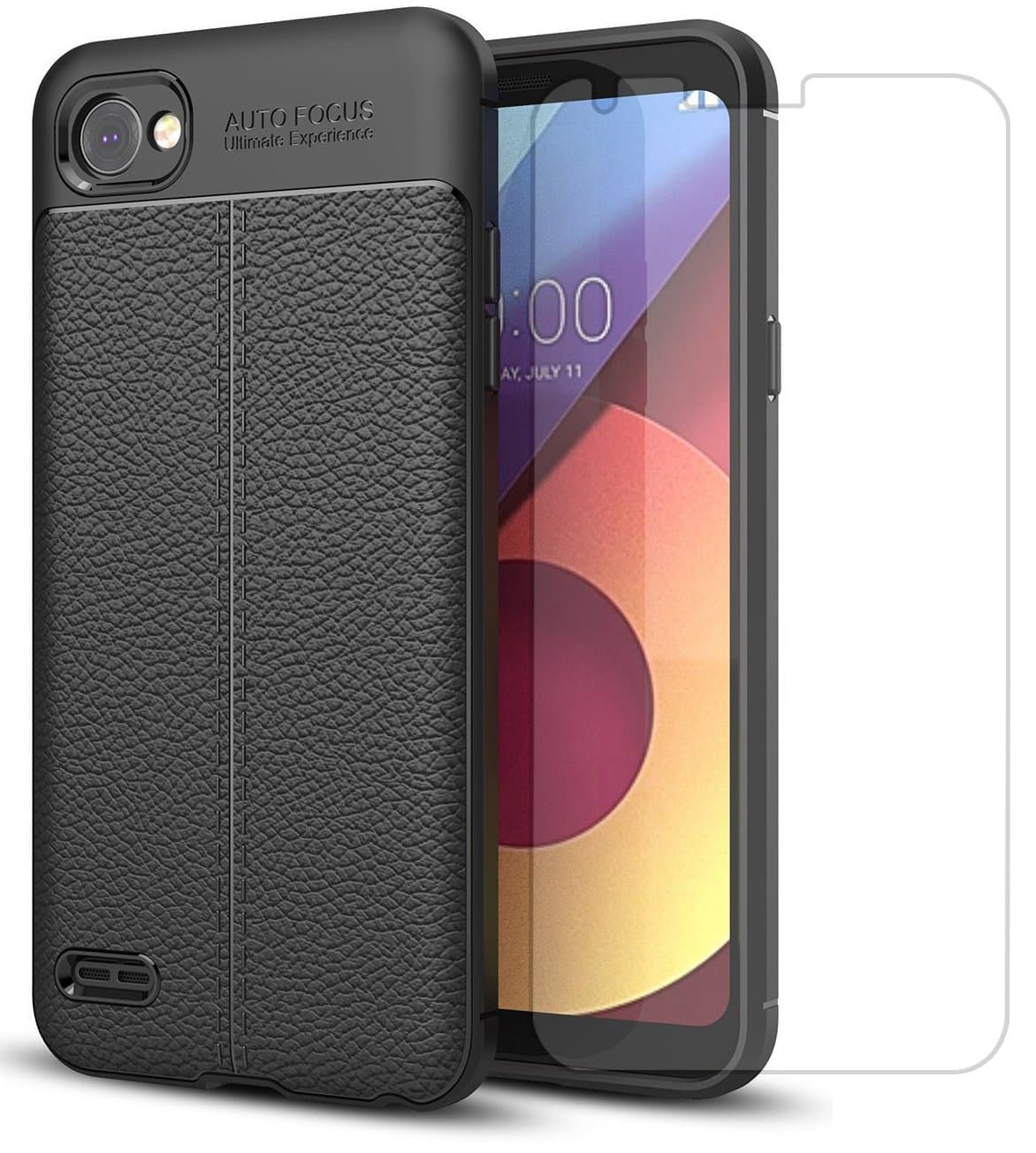 LG Q6 case, LG Q6 Plus Case, LG Q6+ case,LG Q6 MINI case soft Leather Pattern Grain Flexible TPU Silicone Slim Protective Back Cover Case For LG Q6 phonecase
