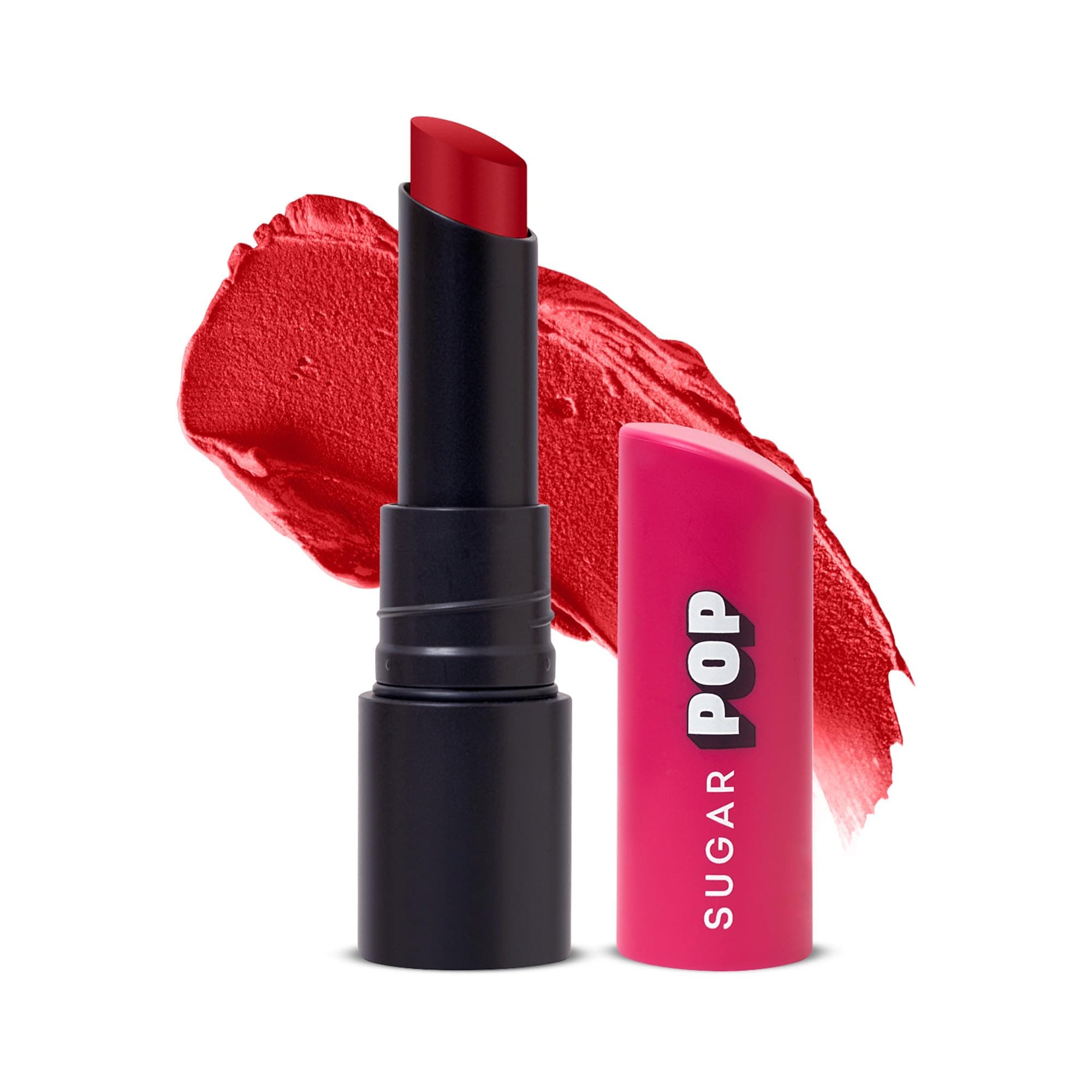 SUGAR POP Ultrastay Transferproof Lipstick | Vitamin E | 100% Transferproof - 07 Ruby Red