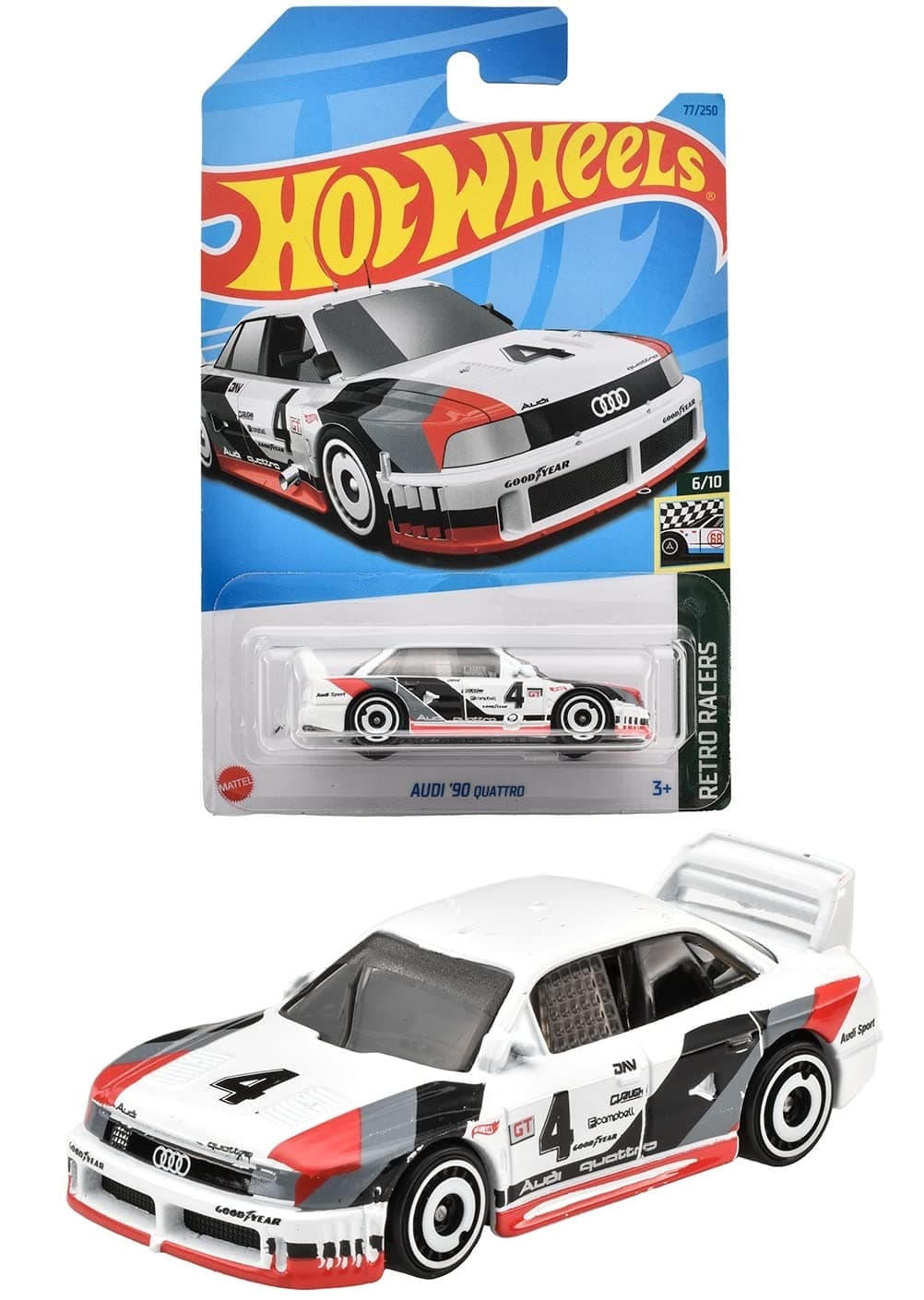 Hot Wheels HNJ85 Basic Car Audi '90 Quattro [3 Years Old and Up]
