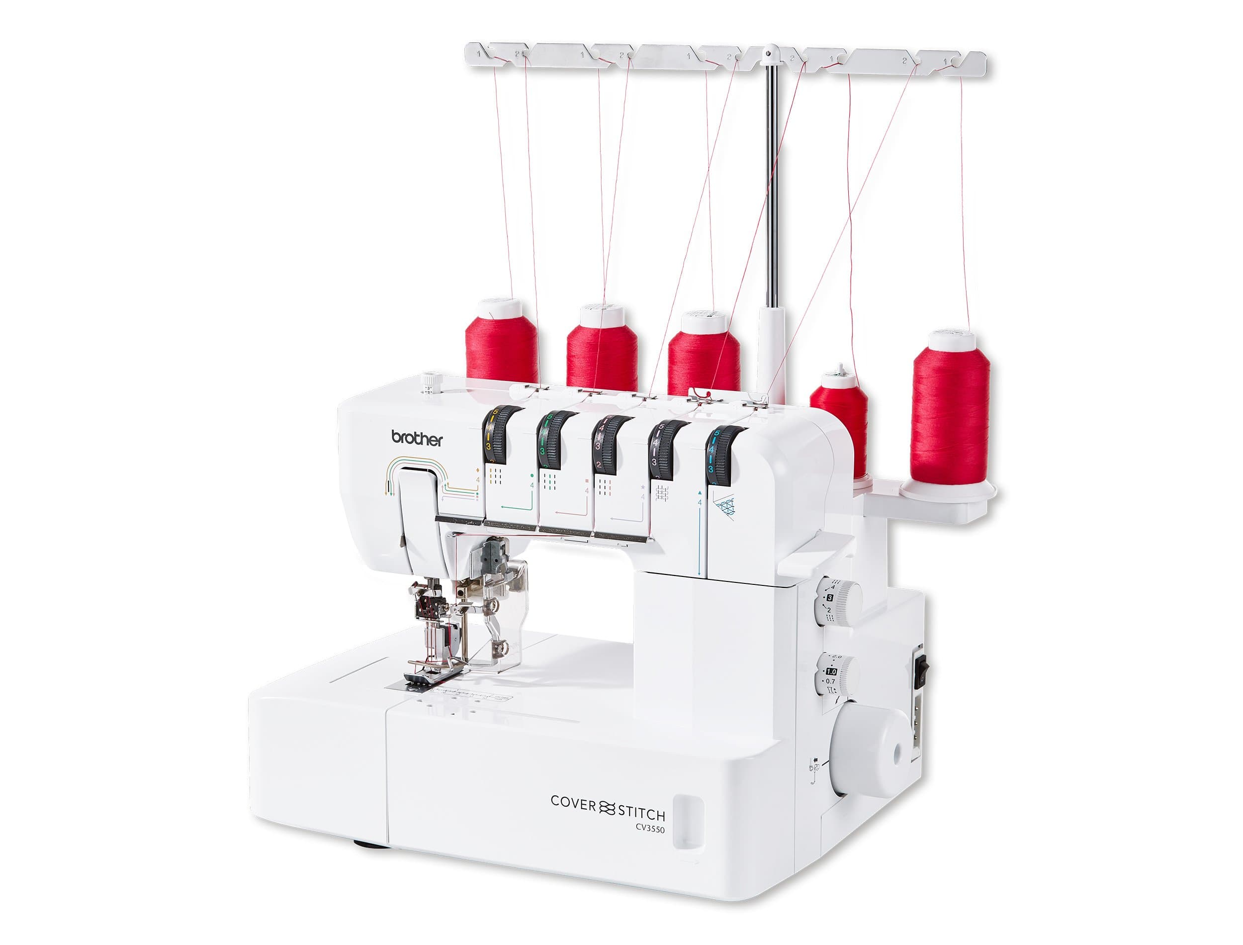 CV3550 Overlock Sewing Machine, White