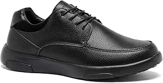 Men's Orthopedic Oxford Dress Walking Shoes: Comfy Breathable Dress Arch Support Shoes for Feet Pain, Plantar Fasciitis Sneakers with Lace Up for Meeting Black Size 9