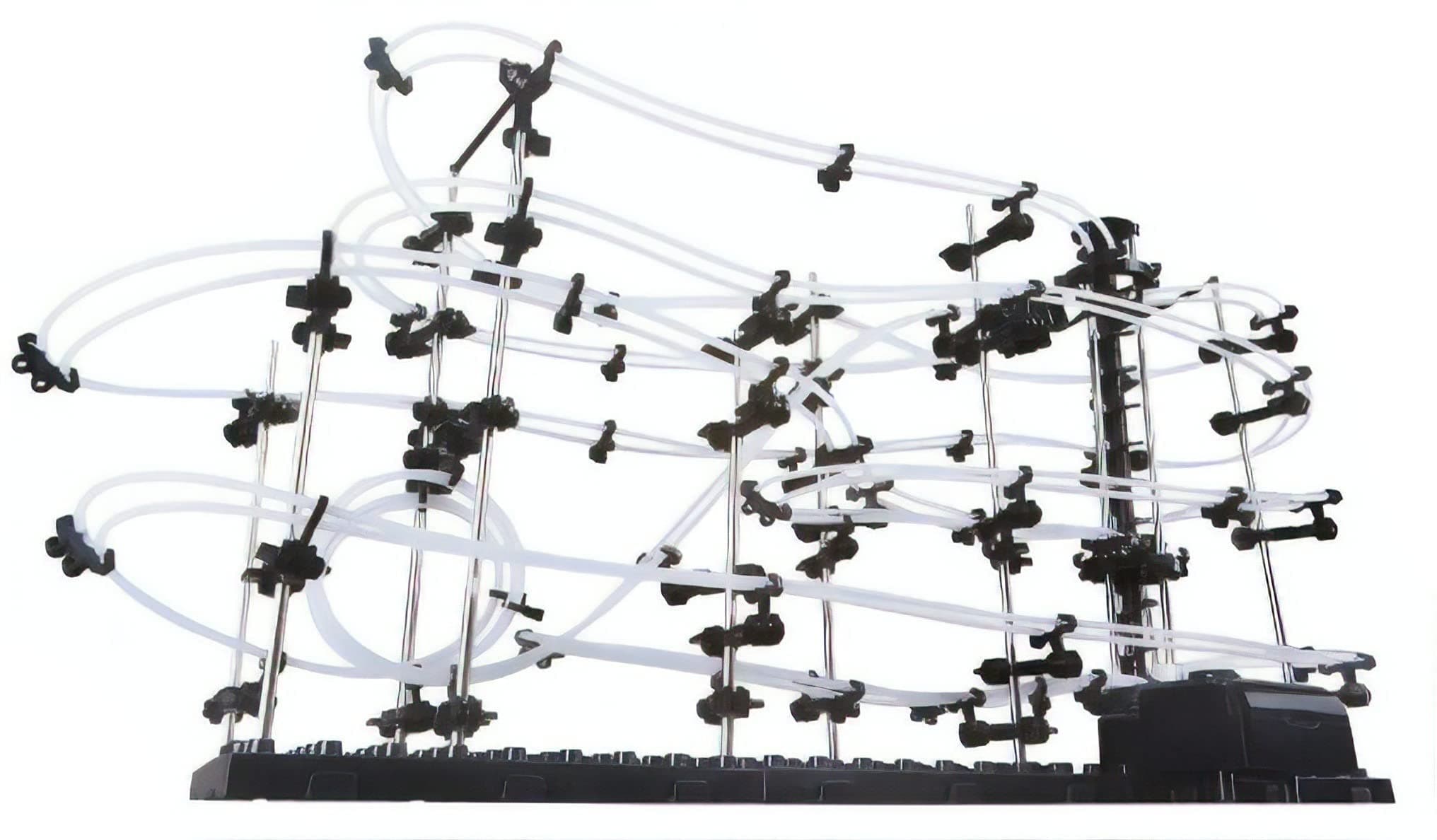 HQ Kites and Designs Star Coaster Level 3 - Marble Run Building Toy - Steel Ball Roller Coaster - Fun for Kids and Adults Ages 14 Ys and Older