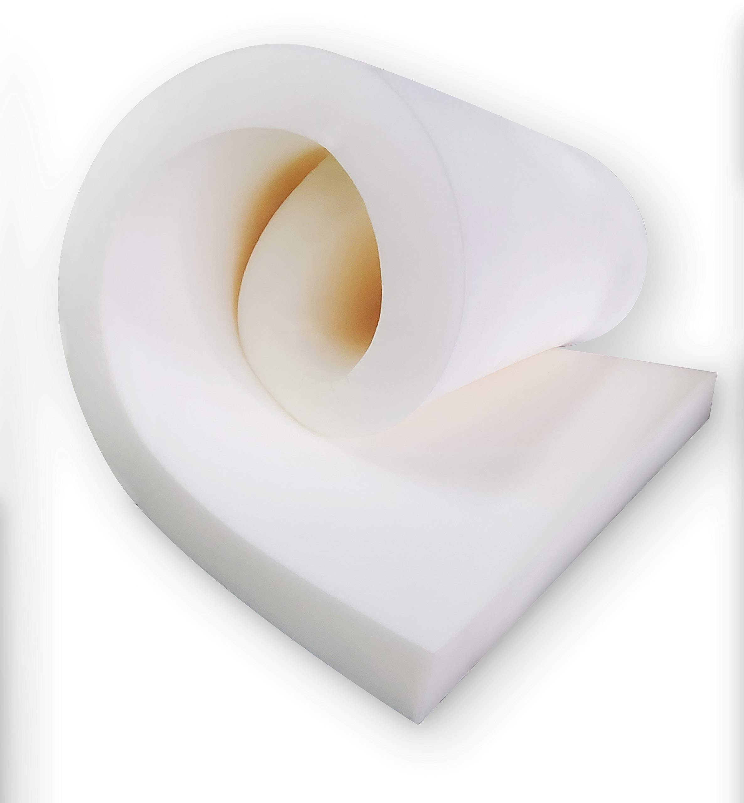FABRIC EMPIRE Upholstery USA Medium Density 1/2”X40”X72” Foam Sheet, Excellent for Sofa, Chair Cushion, Pillow, Seat Replacement, Foam Padding, Acoustic Soundproofing Panel