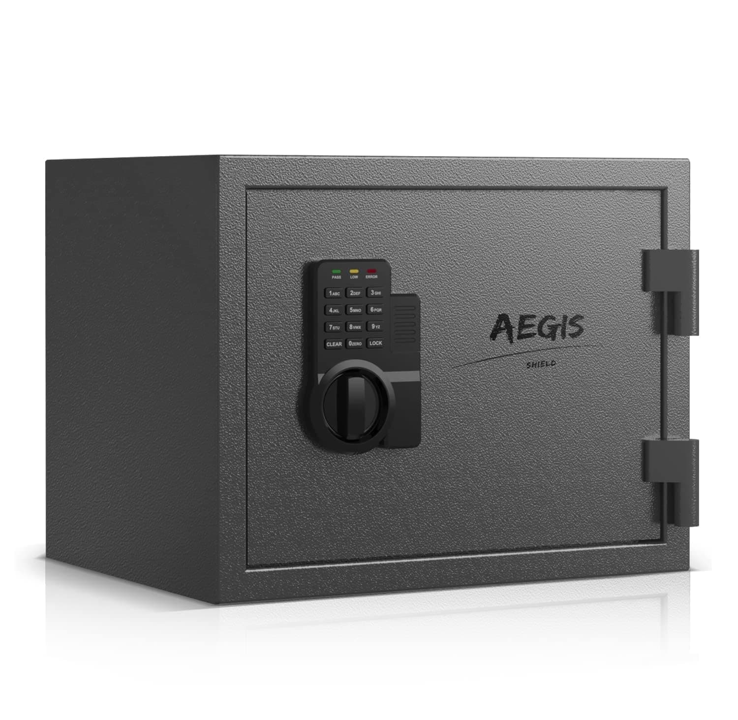 AEGIS Fireproof Safe Box, 1.2 Cubic Feet Small Fire Steel Security Home Safe with Digital Program Keypad for Office Dorm Money