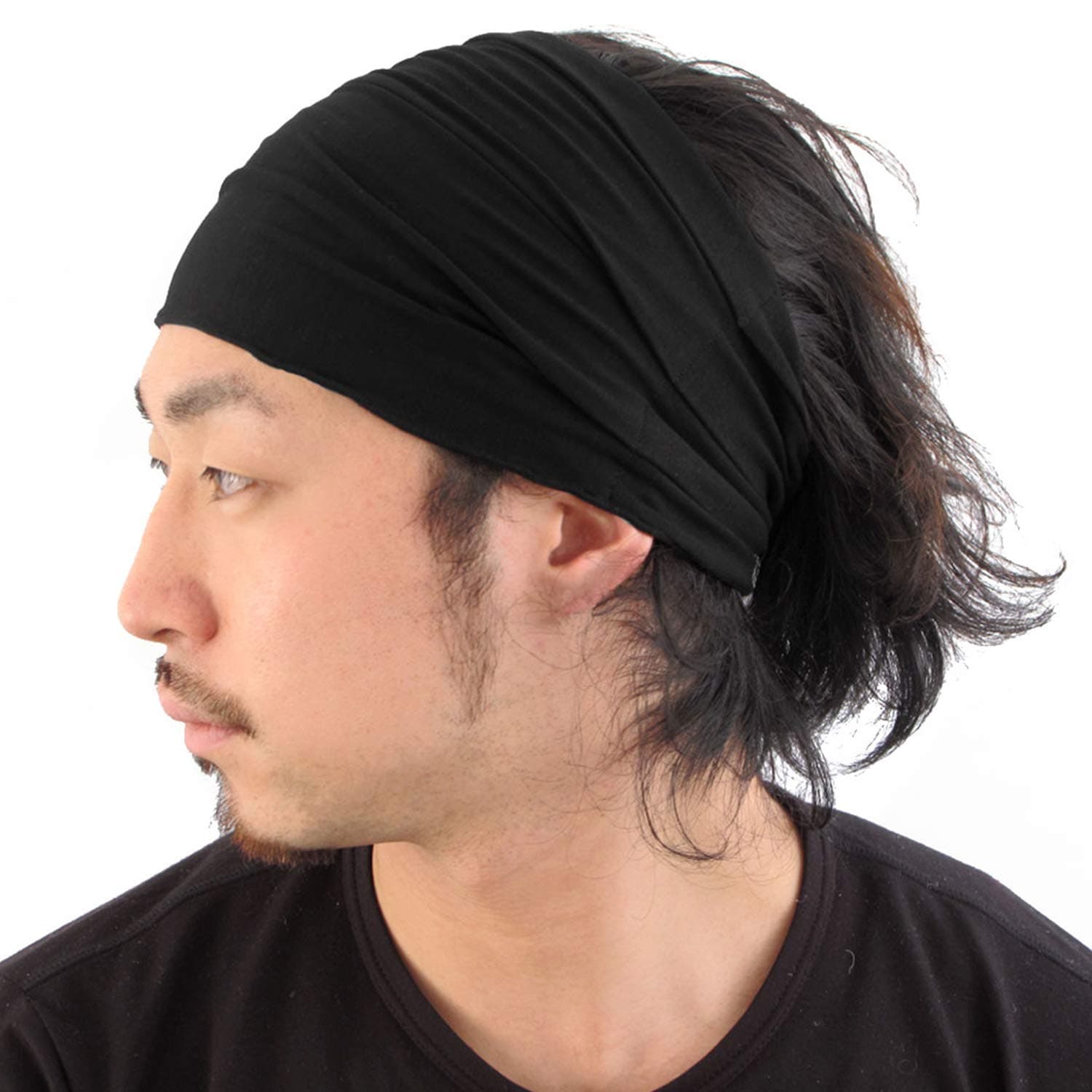 CHARM Headband Bandana Japanese Style - Mens Head Wrap Womens Hair Band by Ca...