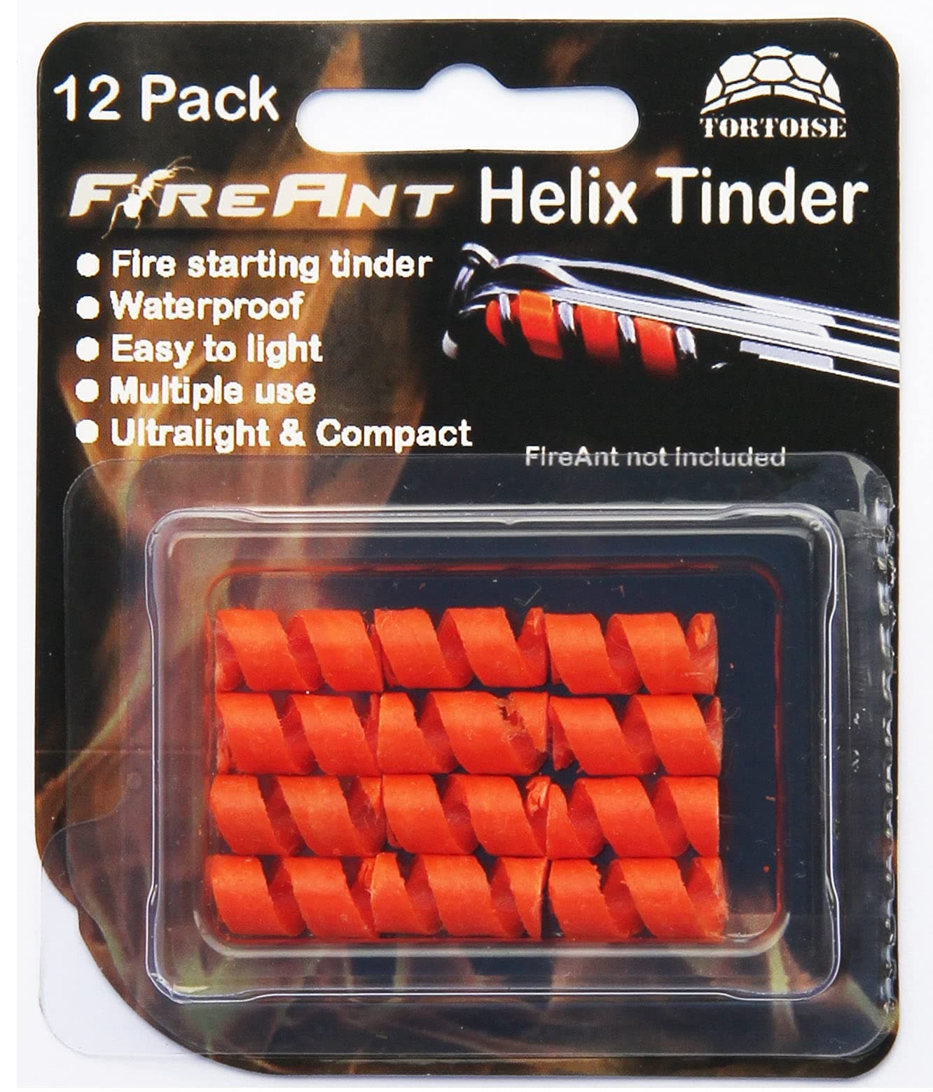 Helix Tinder for FireAnt and Firefly Fire Starters - Tinder for Victorinox Swiss Army Knife Corkscrew