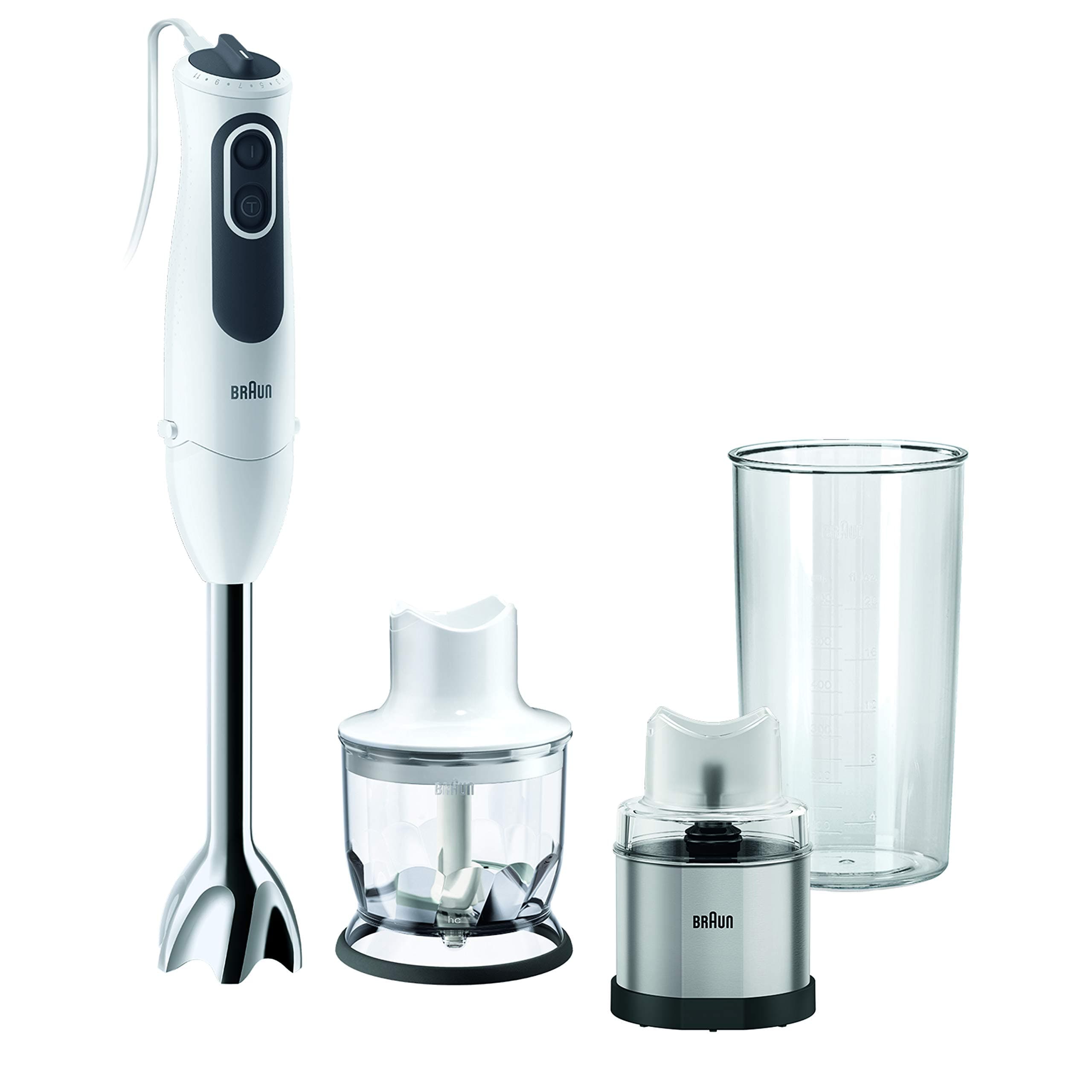 MQ3126 MultiQuick 3 Spice Hand Blender with 11 Speed Settings and 750w Power in White
