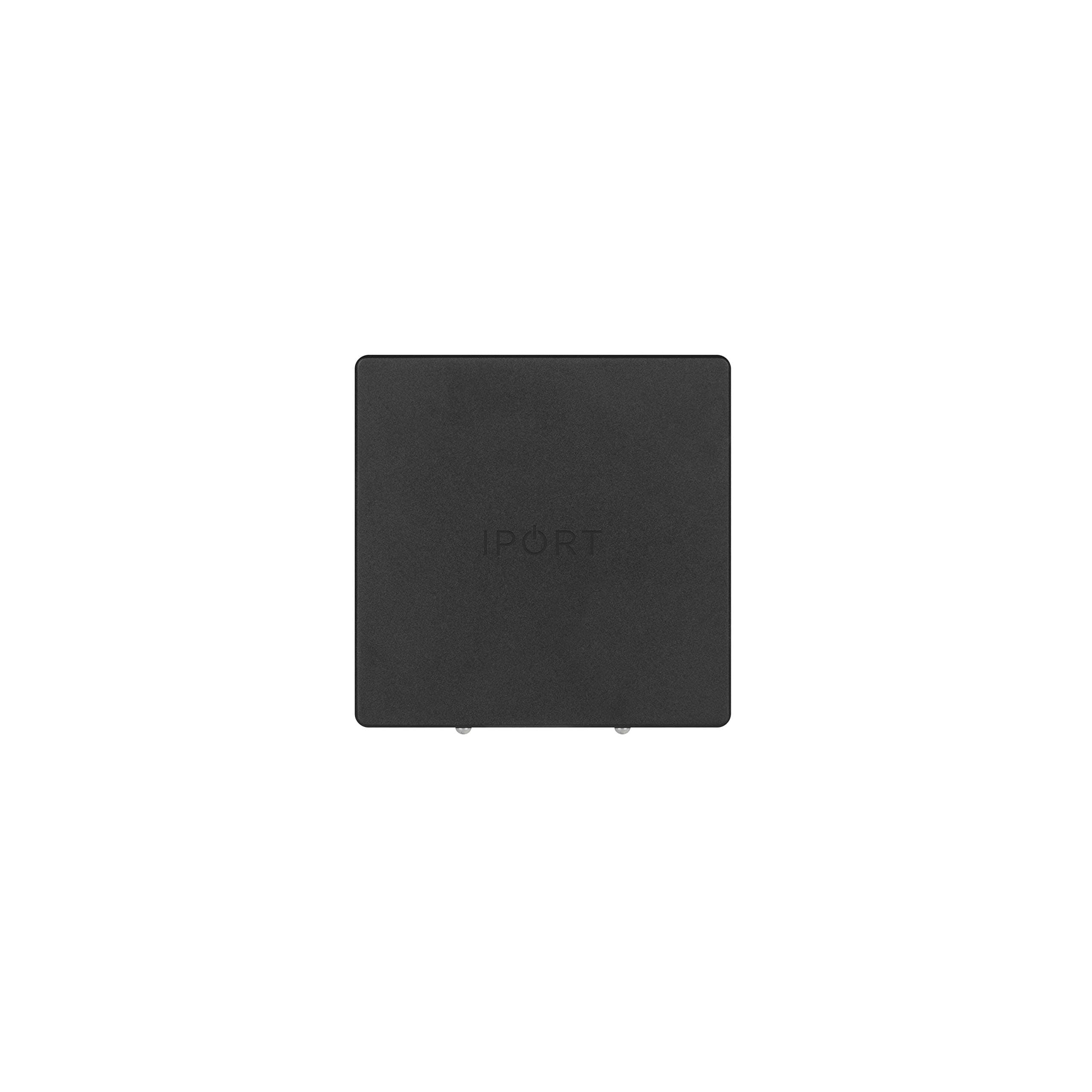 IPORT Luxe (LuxePort) WallStation iPad Wall Mount - Compatible with All Luxe Cases for iPad mini 4 and 5, iPad 9.7, 10.2, 10.5 - Black