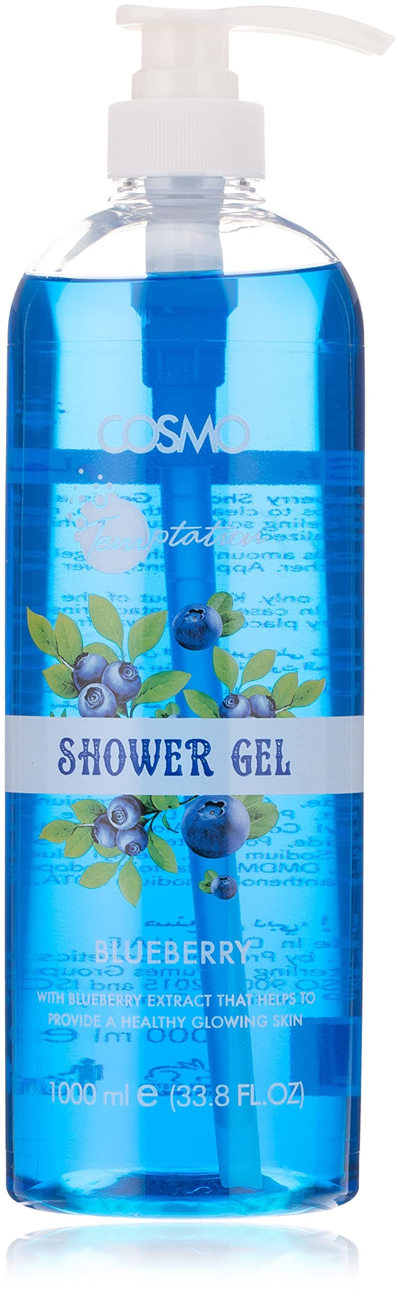 Cosmo Temptation Shower Gel Blueberry, 1000ML